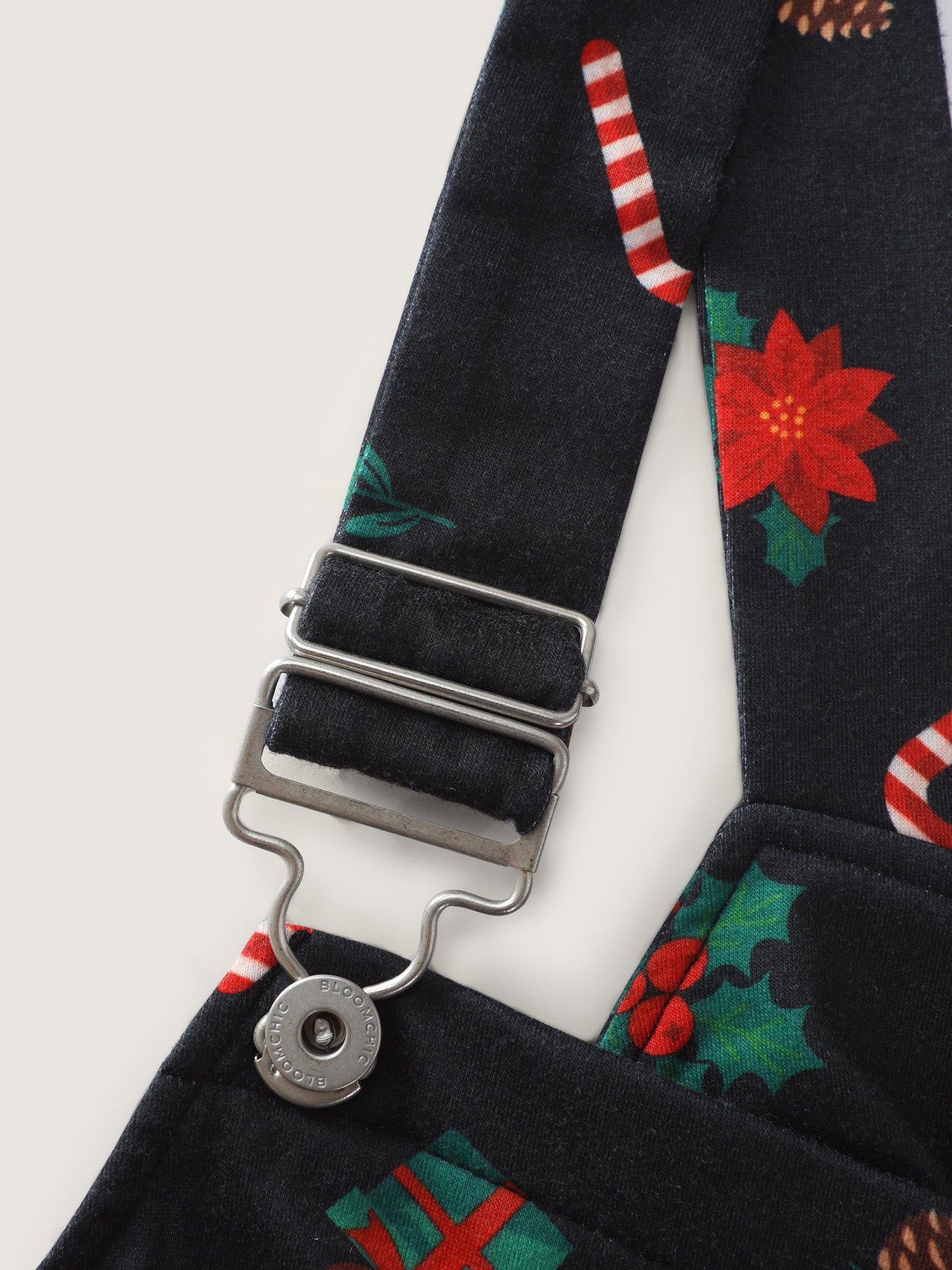 Holiday Candy Stretchy Overall Jumpsuit-Sweetccc