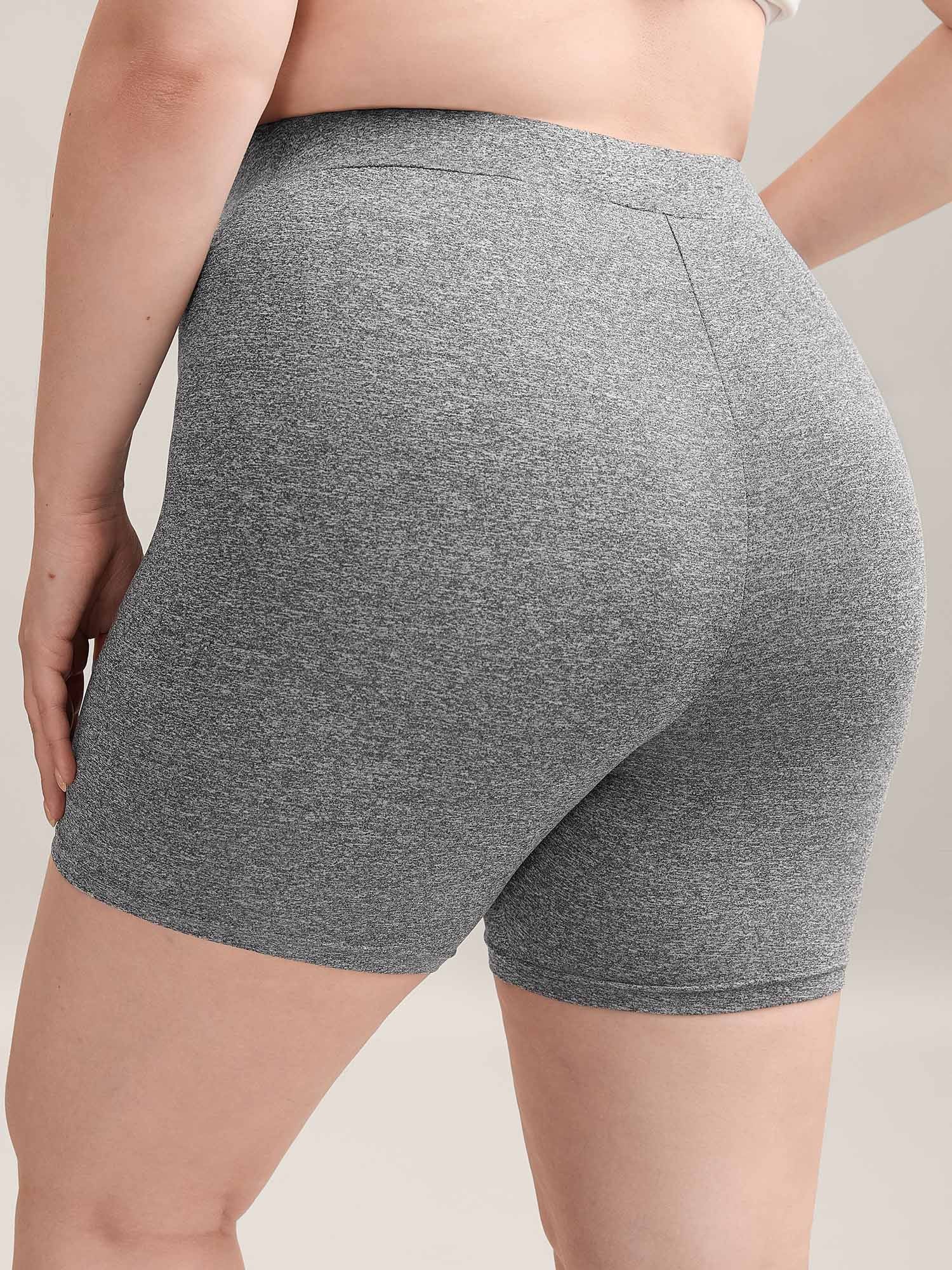 Supersoft Heather Stretchy Skinny-Fit Shorts-Sweetccc