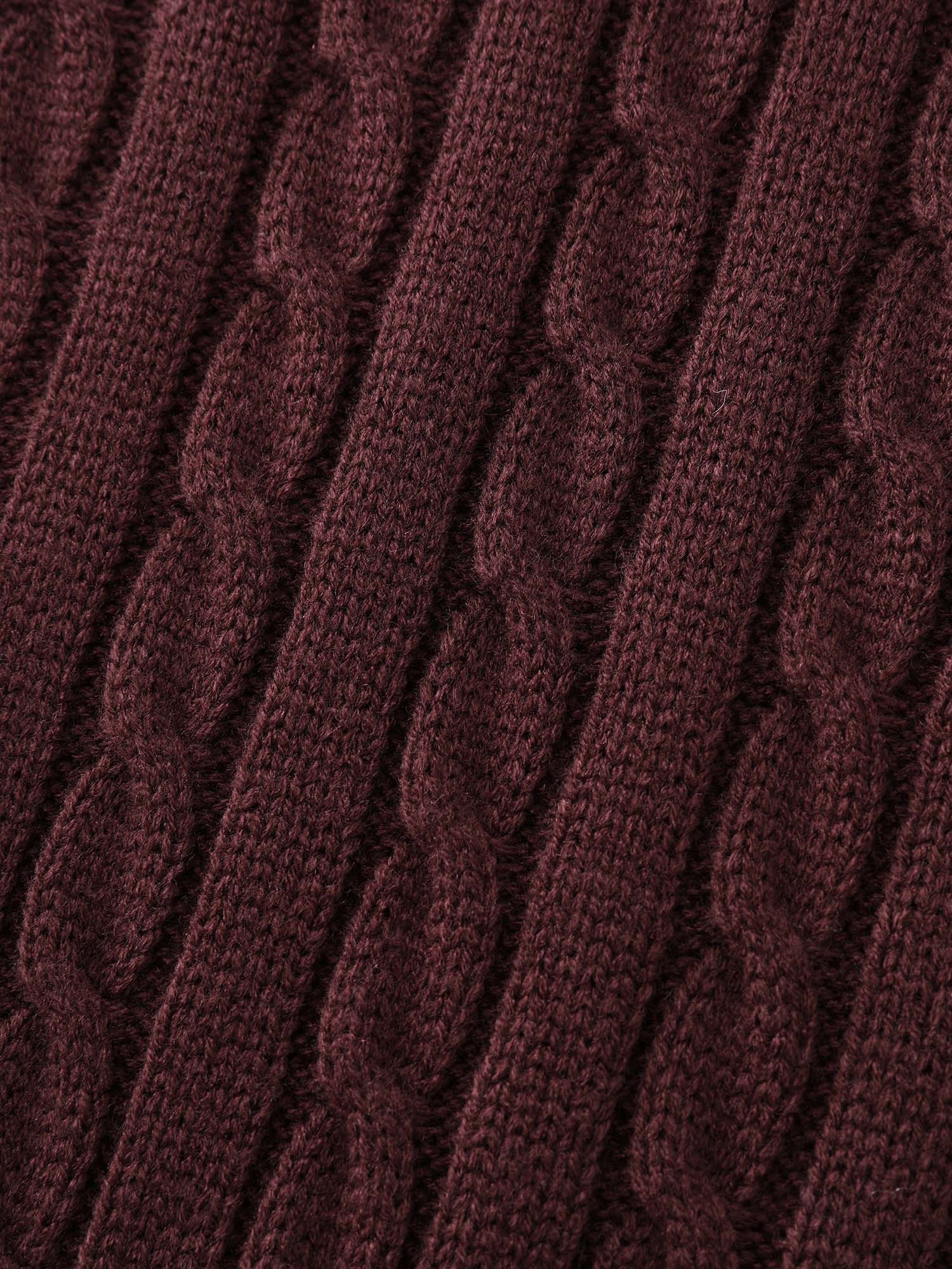 Textured Hooded Cinched-Waist Sweater Dress-Sweetccc