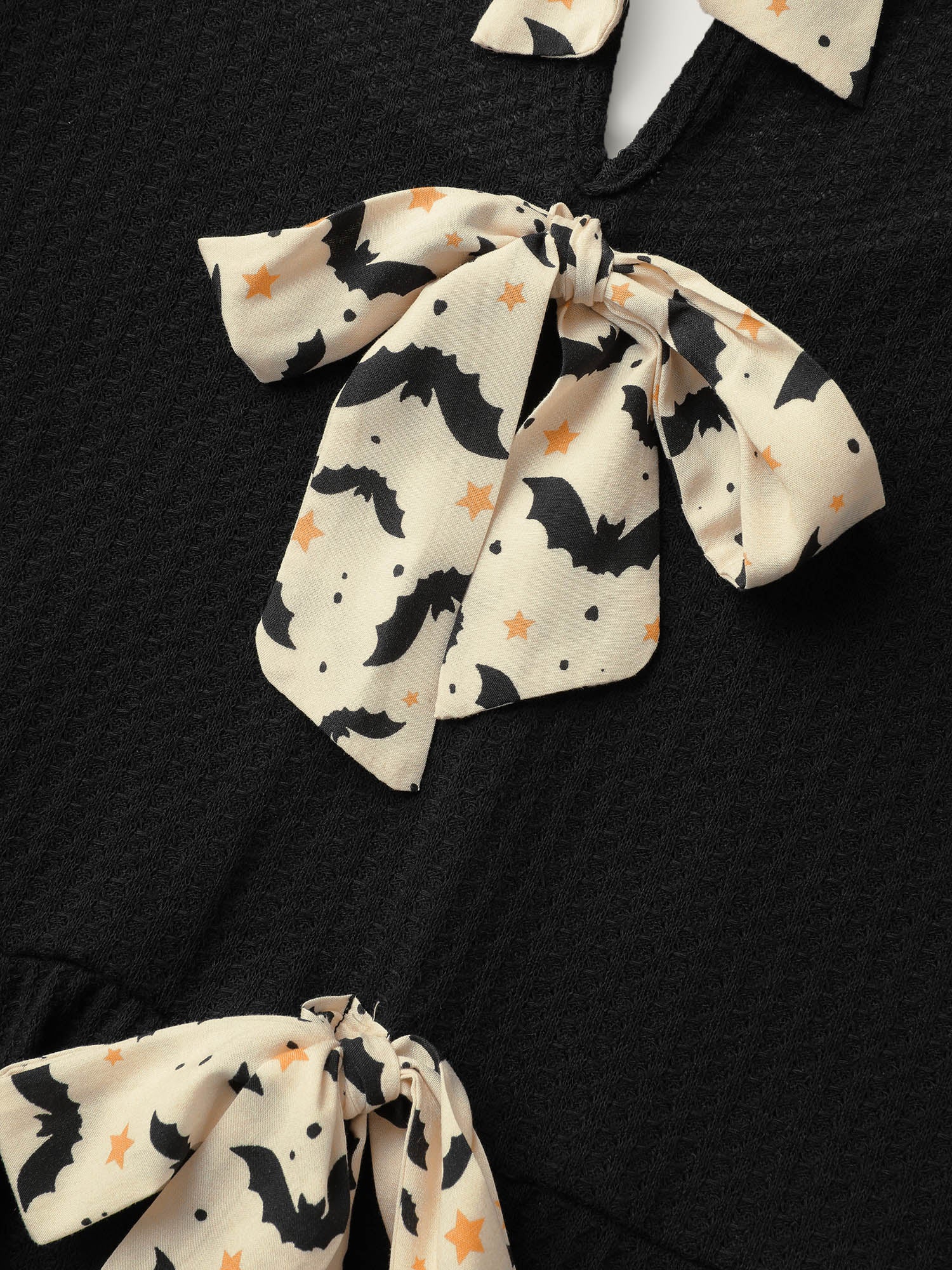 Halloween Back Ties Fit Flared T-Shirt-Sweetccc