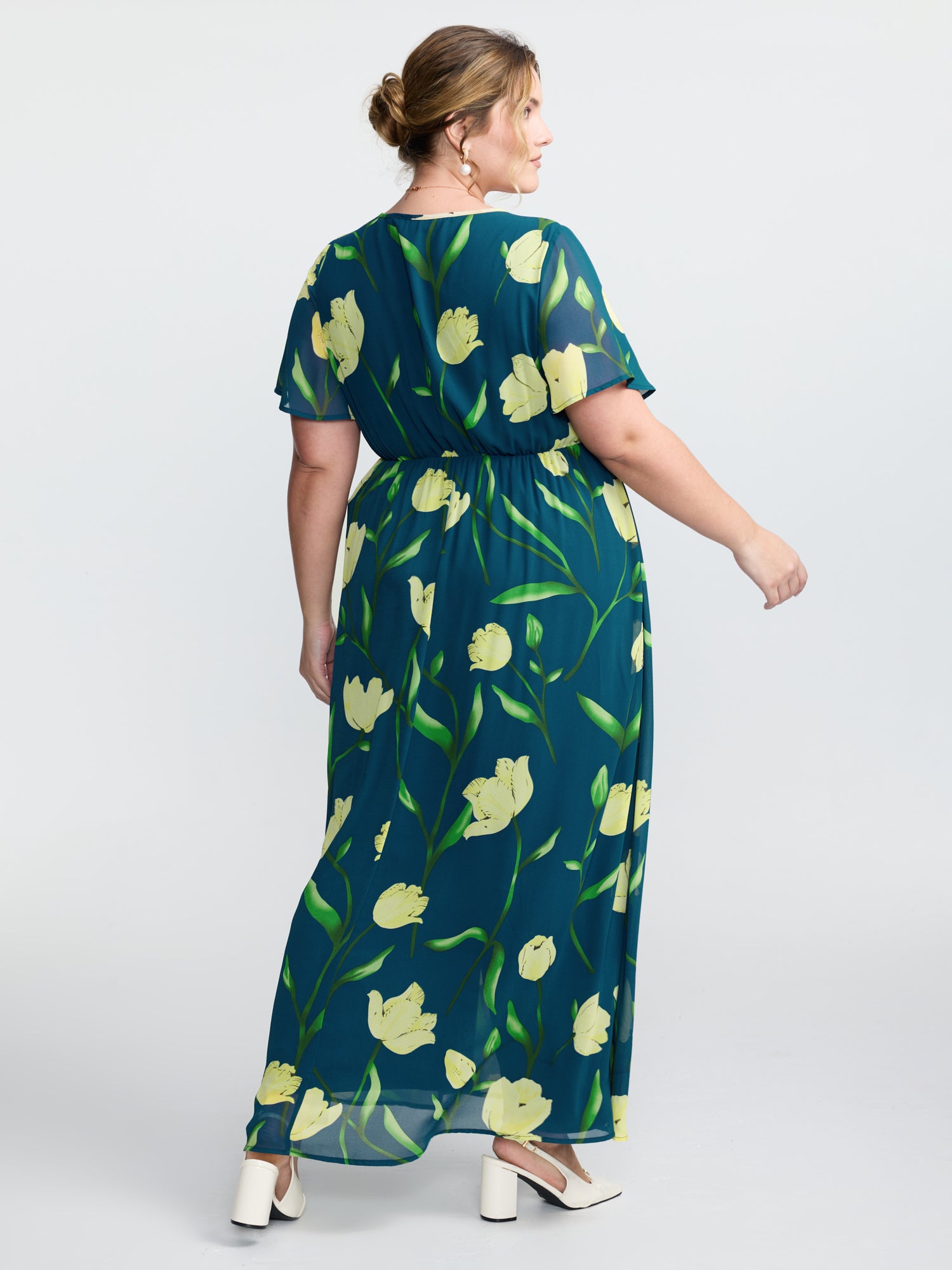 Hidden Zipper Floral Layered Pockets Jumpsuit-Sweetccc