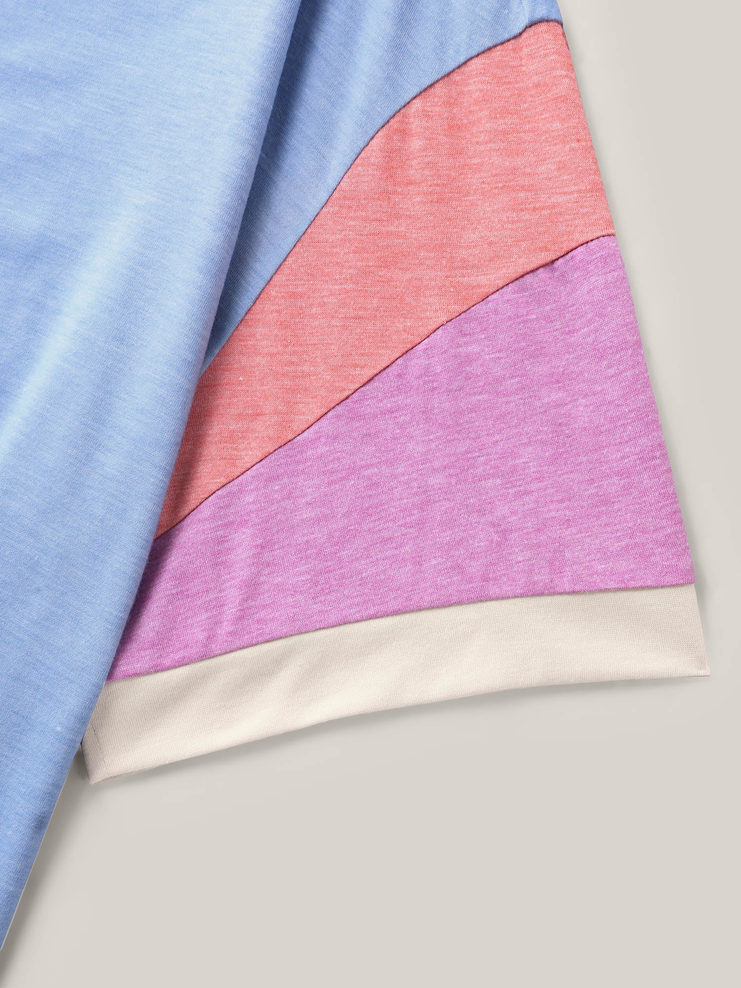 Supersoft Stretchy Color Contrast T-Shirt-Sweetccc