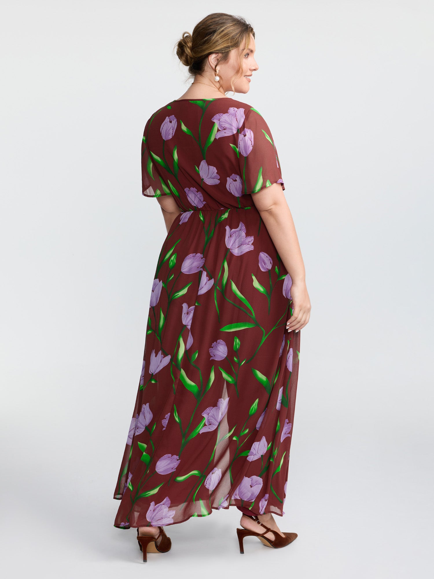 Hidden Zipper Floral Layered Pockets Jumpsuit-Sweetccc