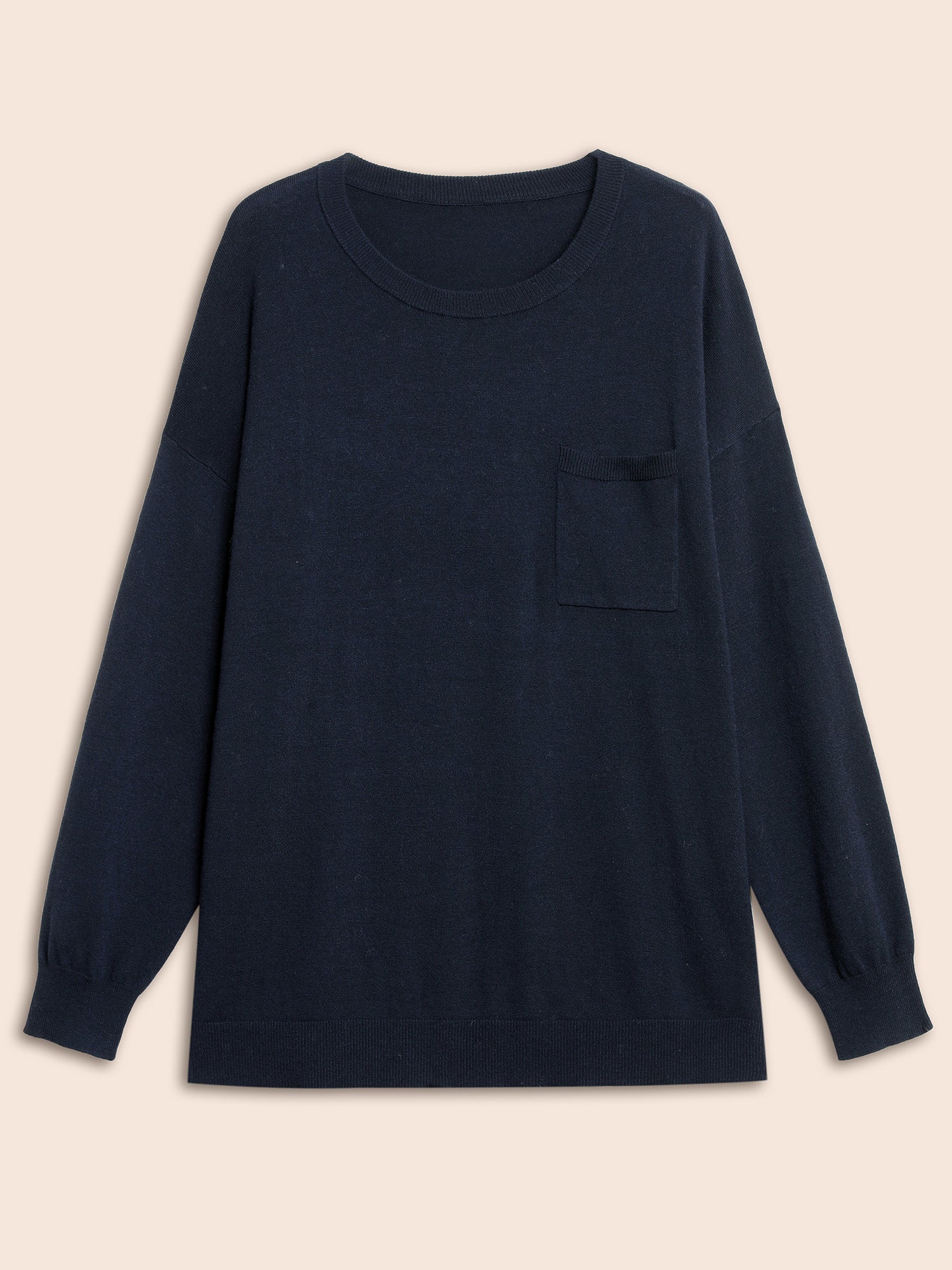 Supersoft Chest Pocket Wool Top-Sweetccc