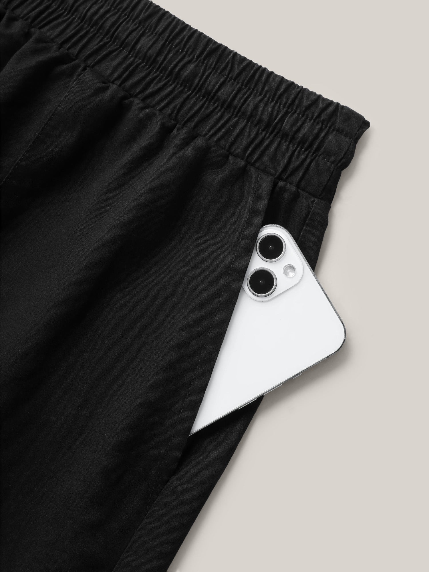 Waist-Drawstring Wide-Leg Shorts-Sweetccc