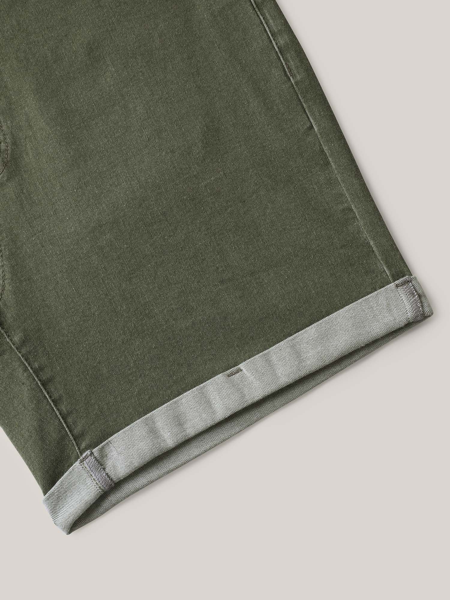 High-Rise Classic Cut Denim Shorts-Sweetccc