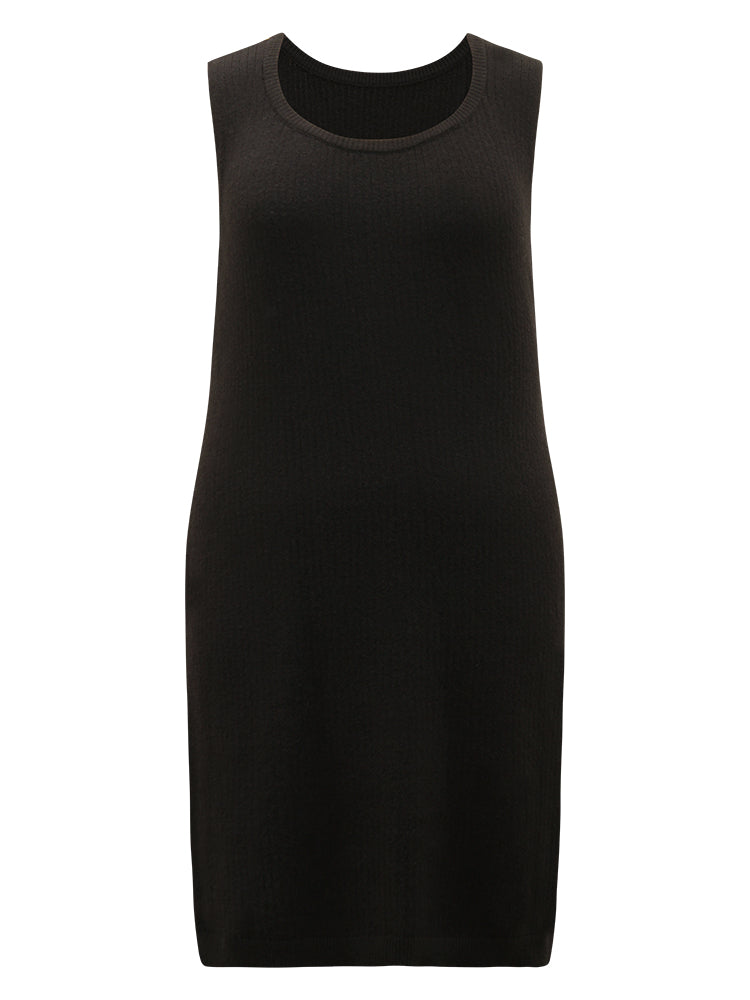 Supersoft Essentials Anti-Pilling Shoulderless  Sweater Dress-Sweetccc