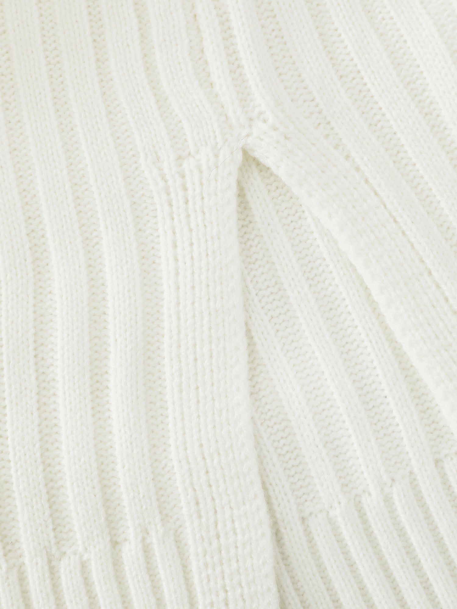 High Turtleneck Textured Sweater Dress-Sweetccc