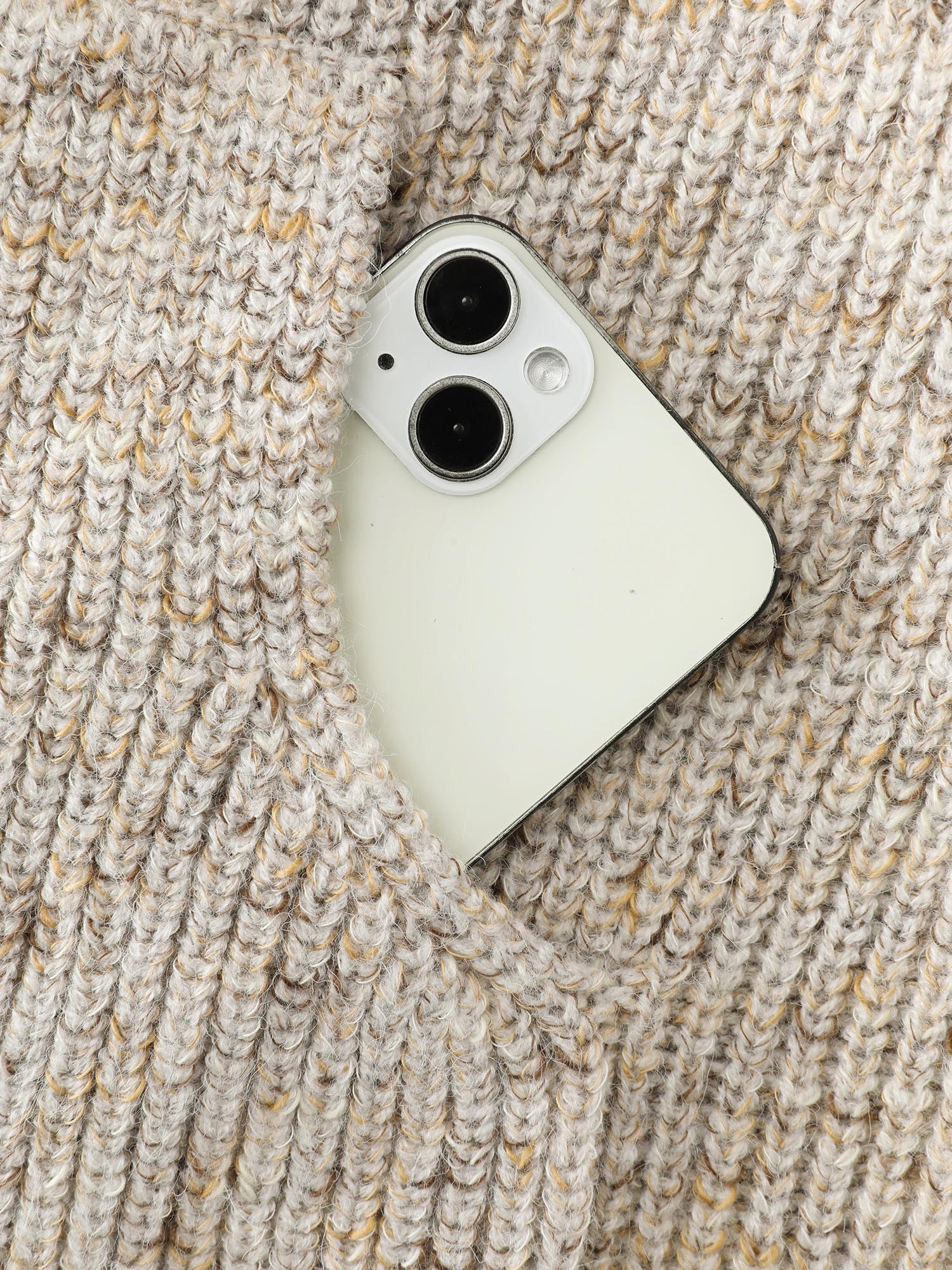 Heather Hooded Pocket Ribbed Hem Pullover-Sweetccc