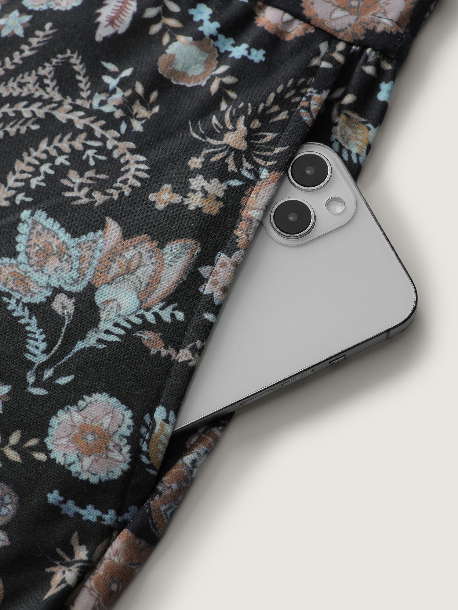 Floral Adjustable Stretchy Waist Jumpsuit-Sweetccc