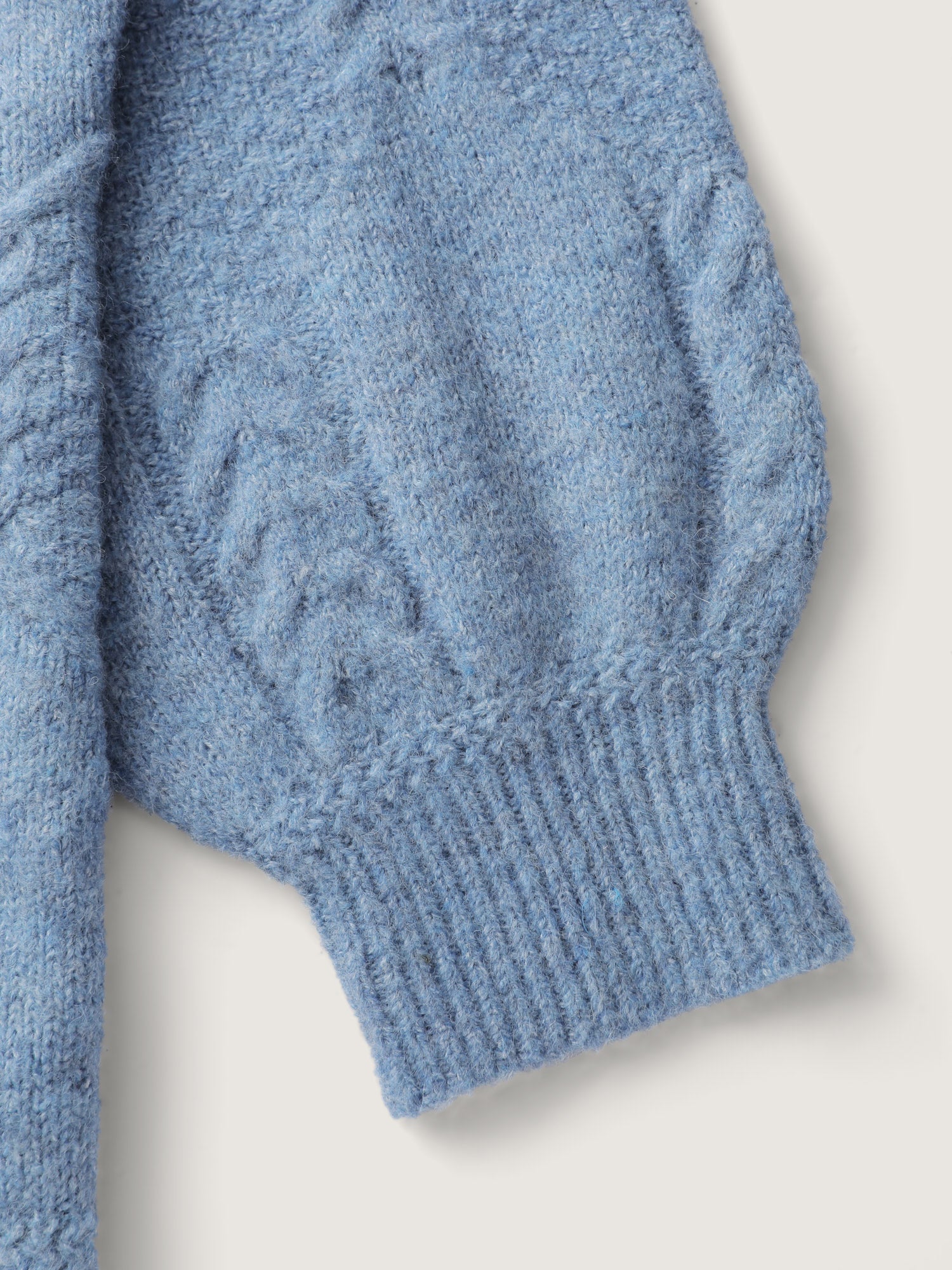 Supersoft Textured Backless Ribbed Hem Pullover-Sweetccc