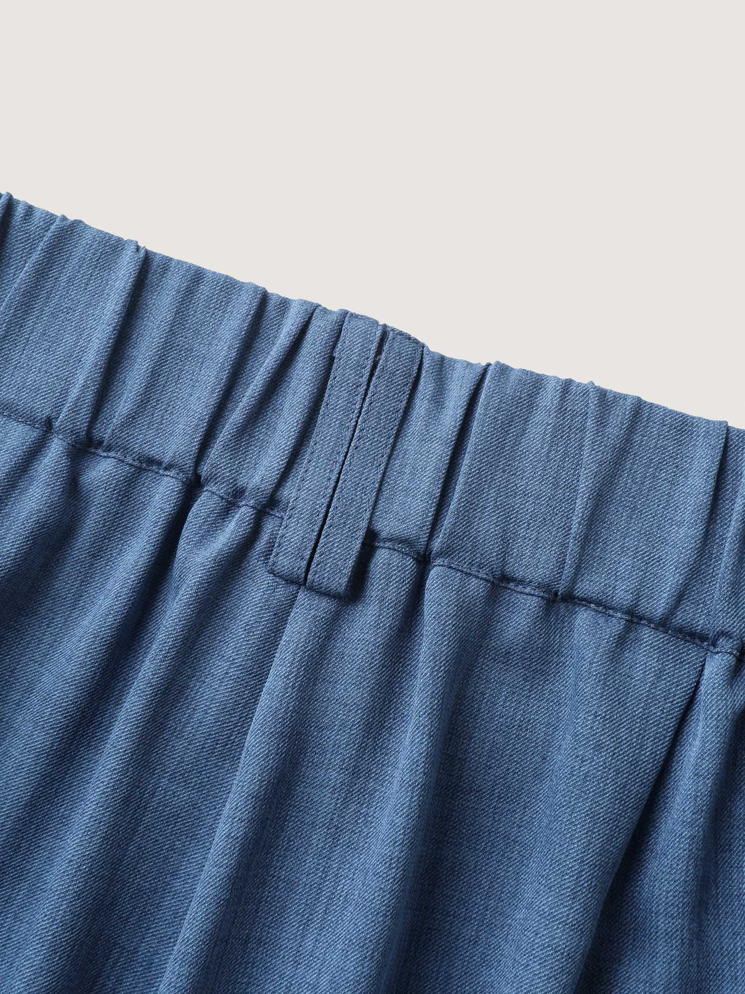 Heather Double Buckle Straight-Leg Shorts-Sweetccc