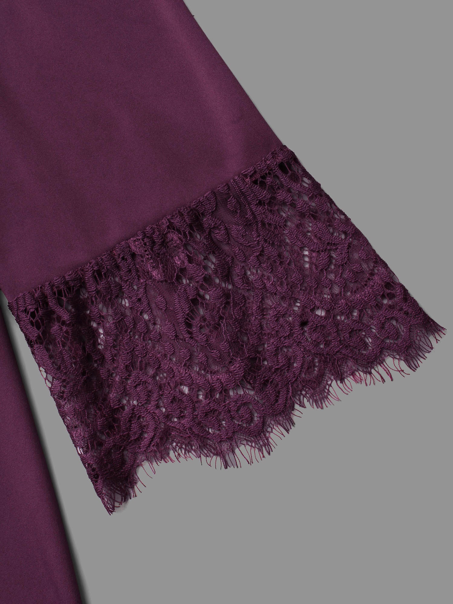 Mock Neck Crochet Lace Belted Dress-Sweetccc