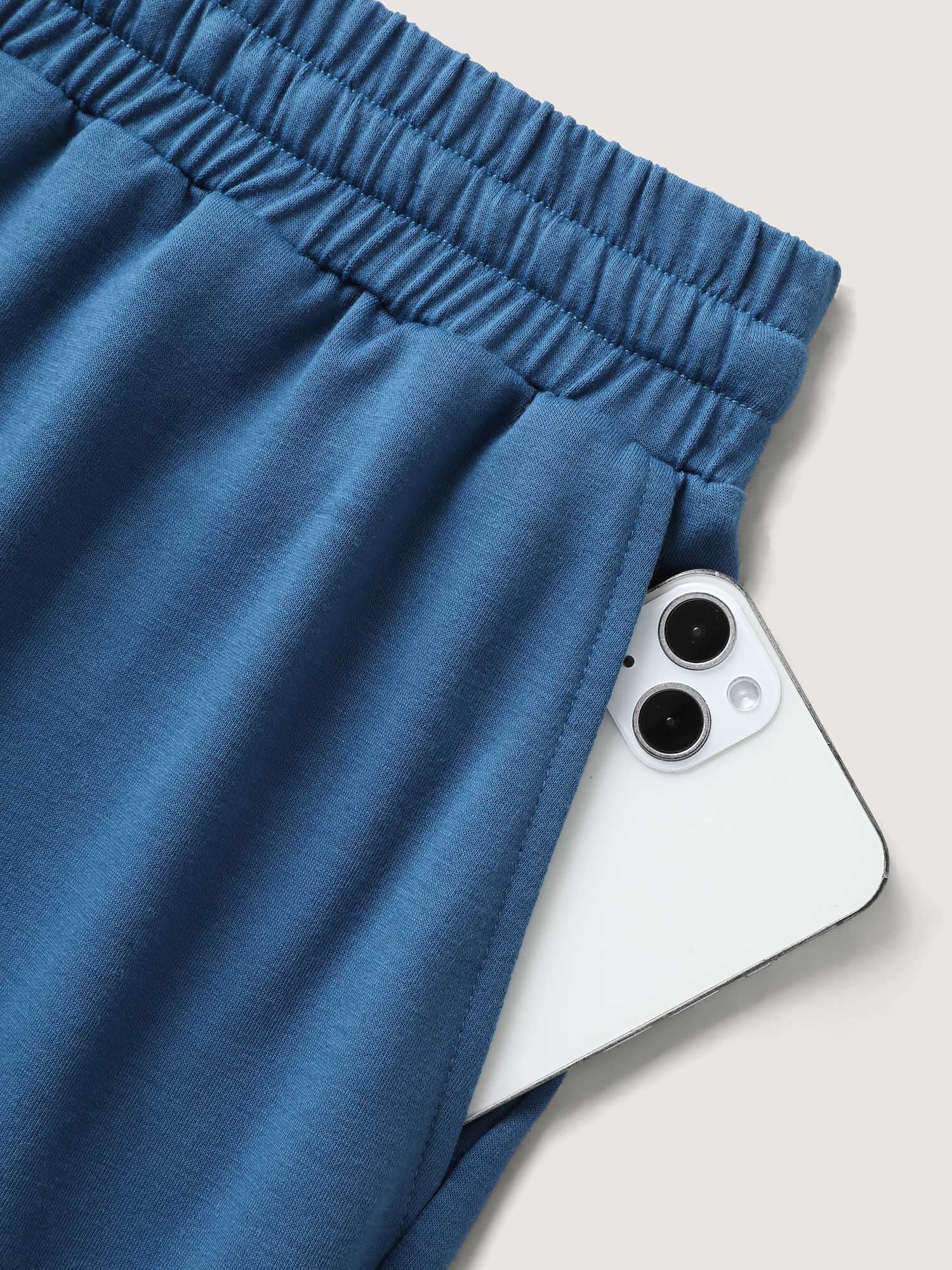 Turtle Print Drawstring Straight-Leg Shorts-Sweetccc