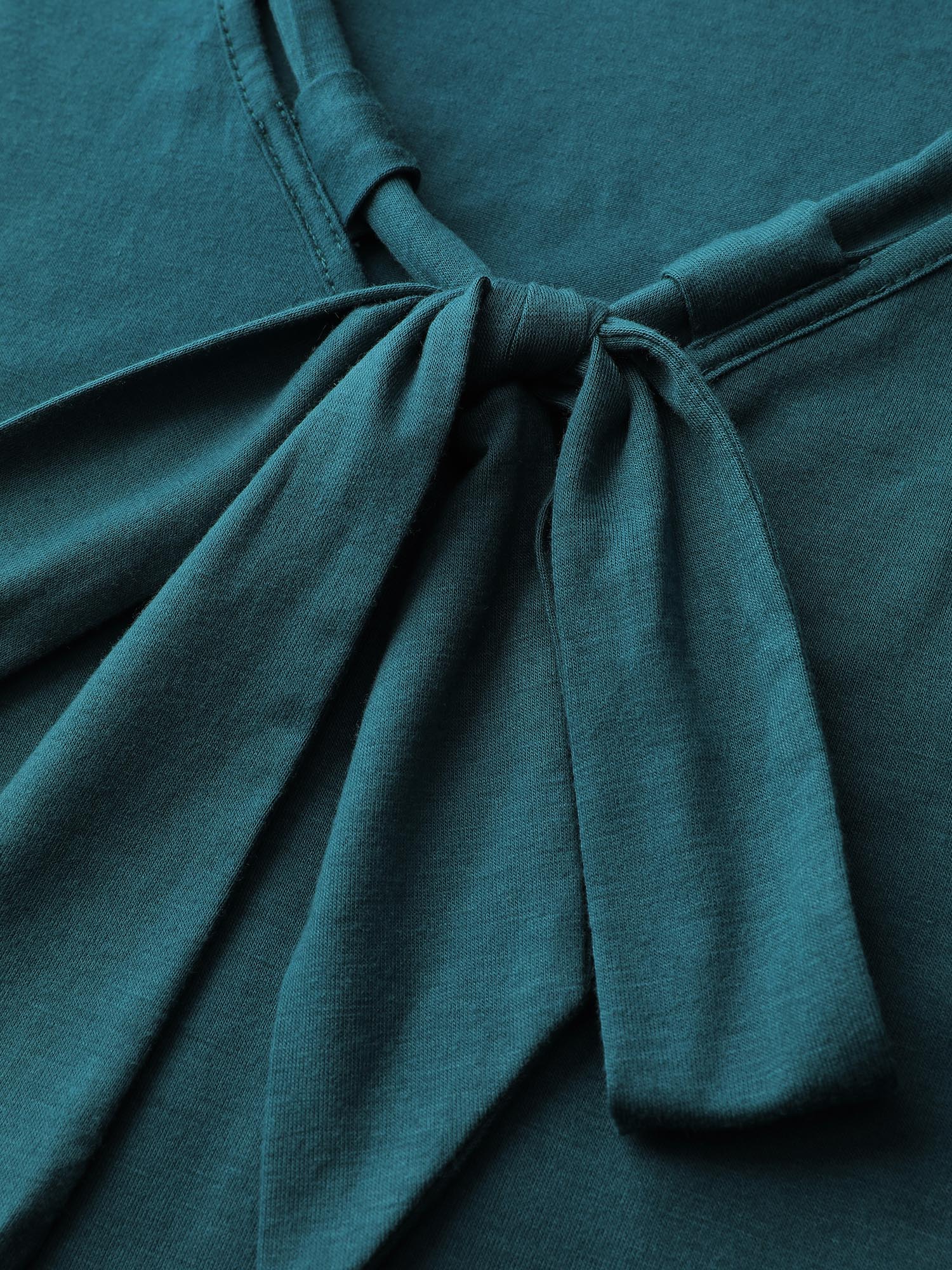 Supersoft Stretchy Bowknot Neckline Tank Top-Sweetccc