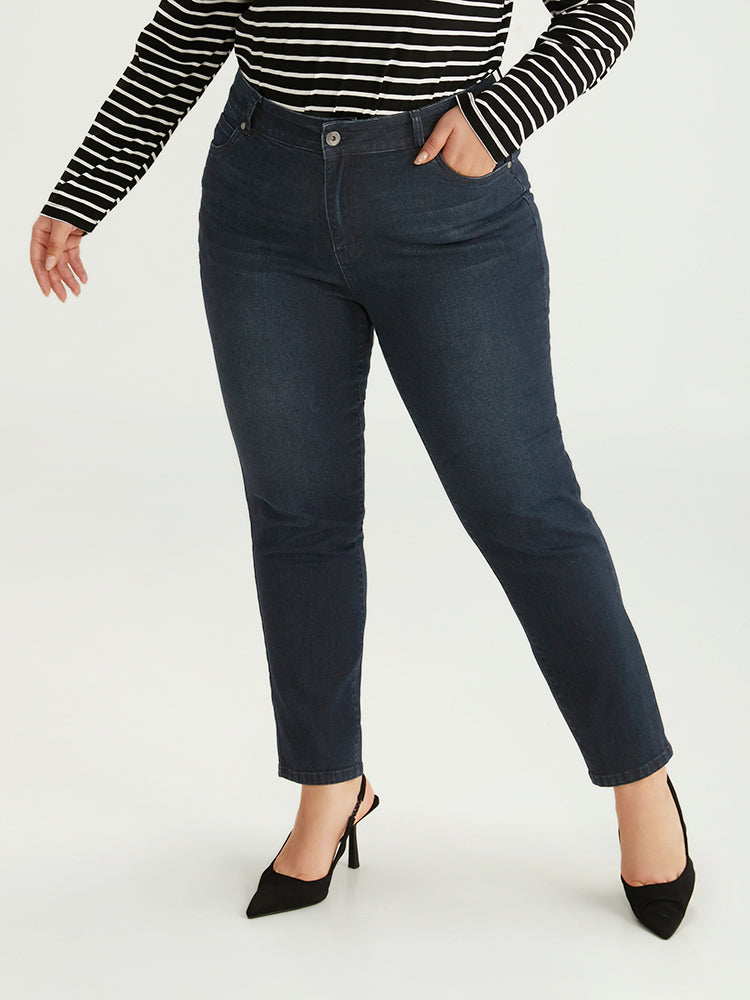 Mom Jeans High Rise Skinny Jeans-Sweetccc