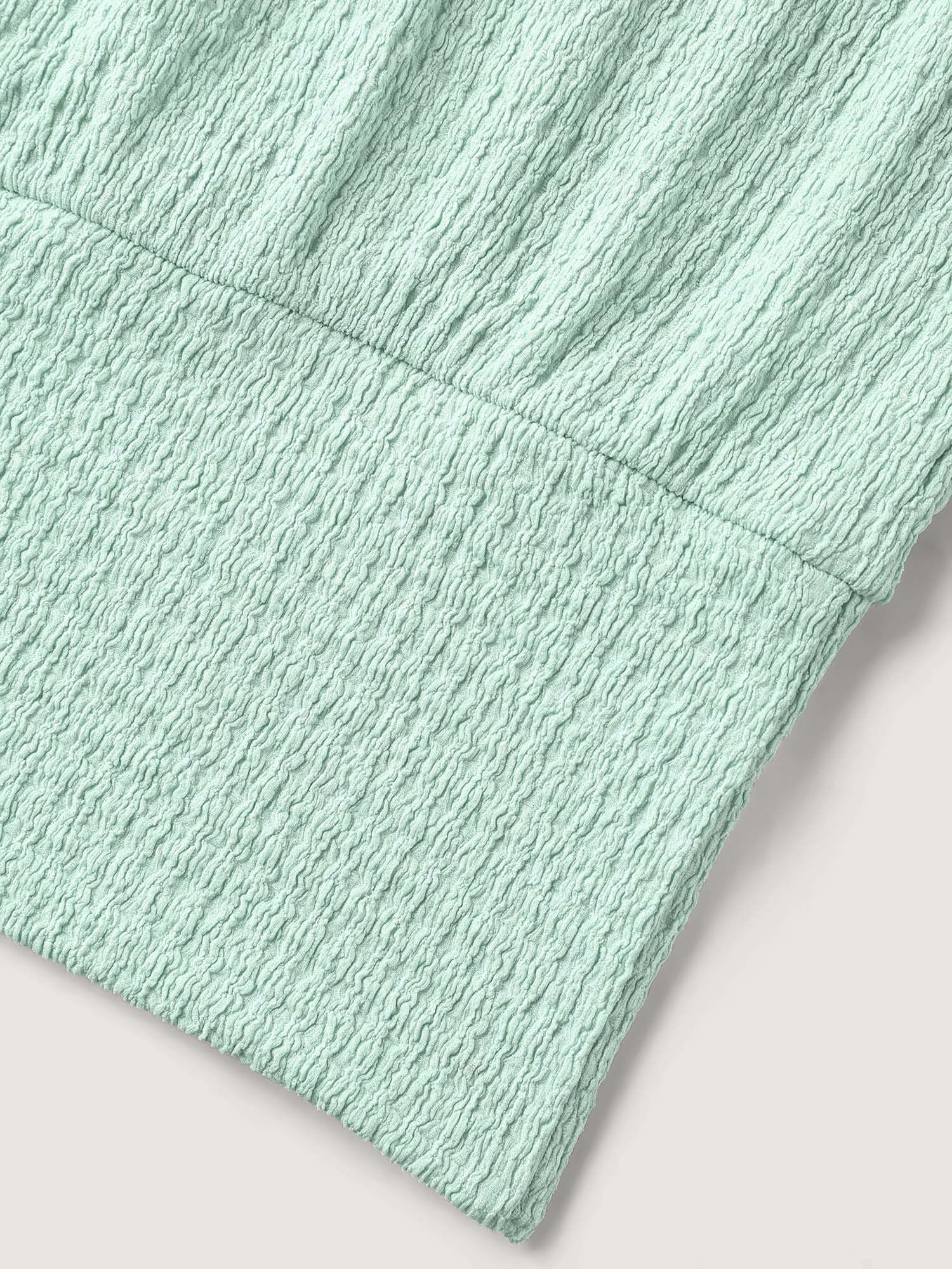 Textured Relaxed Fit Dolman Sleeve T-Shirt-Sweetccc