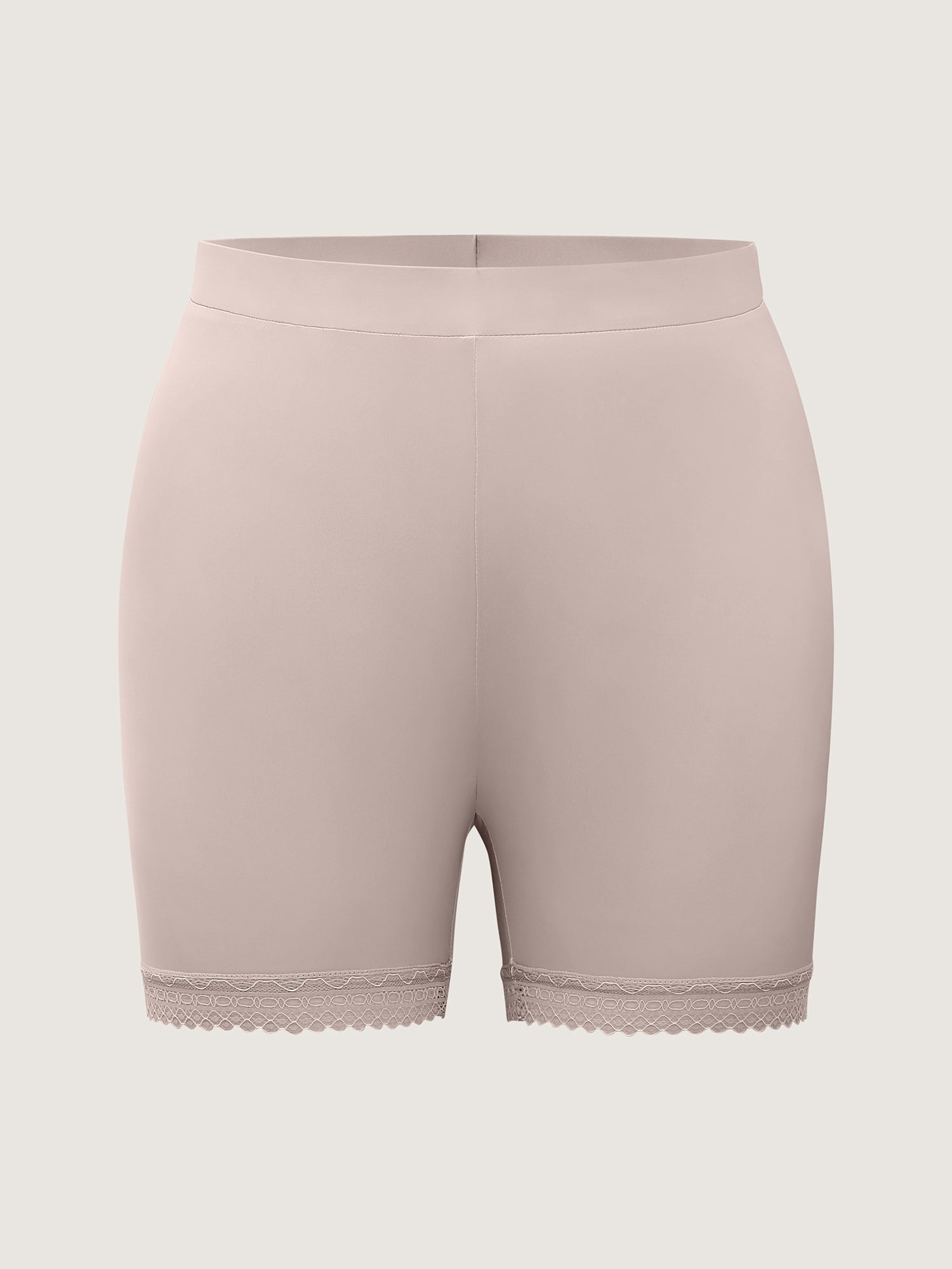 Supersoft Stretchy Lace Hem Shorts-Sweetccc