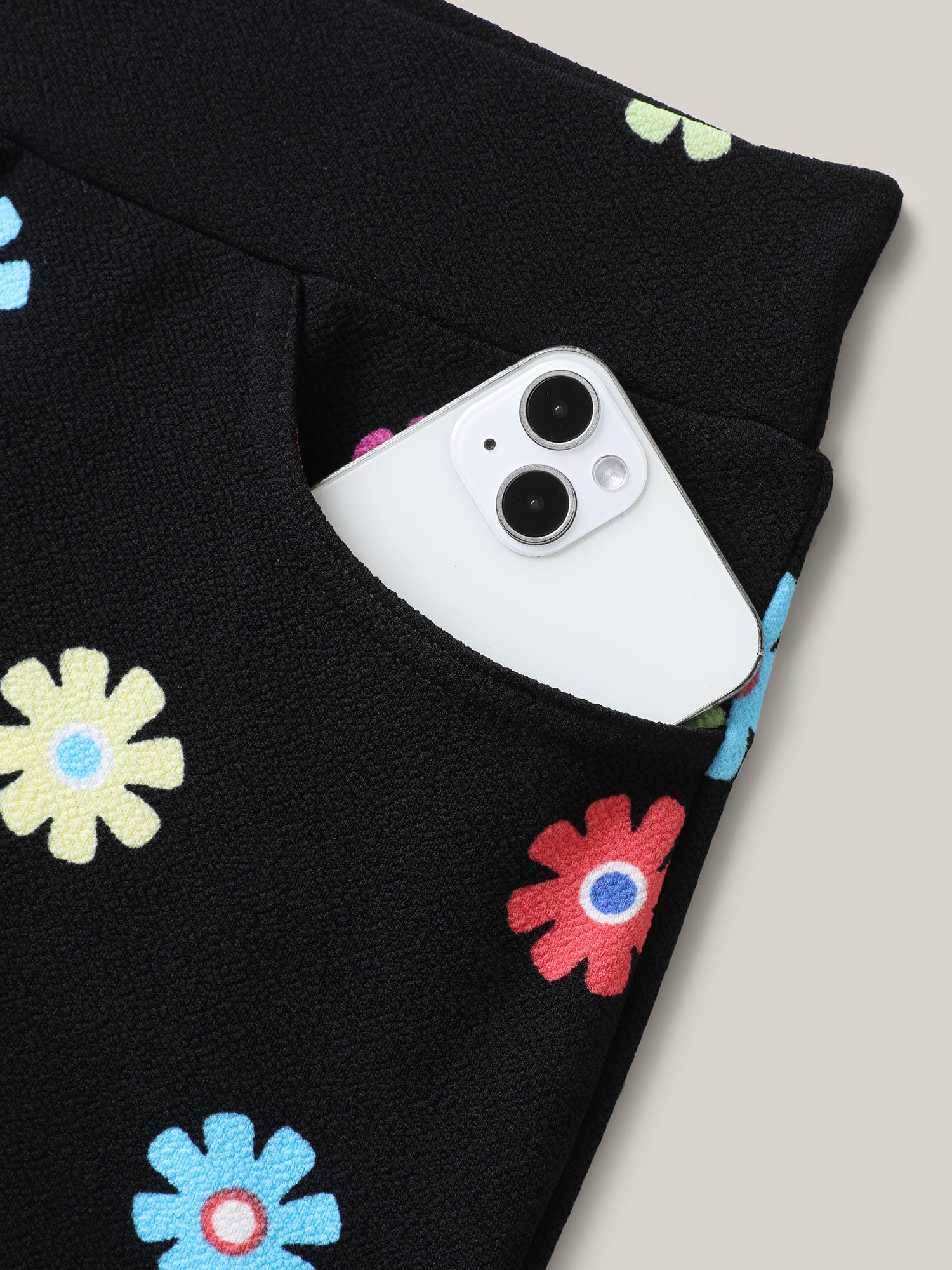 Multi-Color Floral Print Flared Pants-Sweetccc