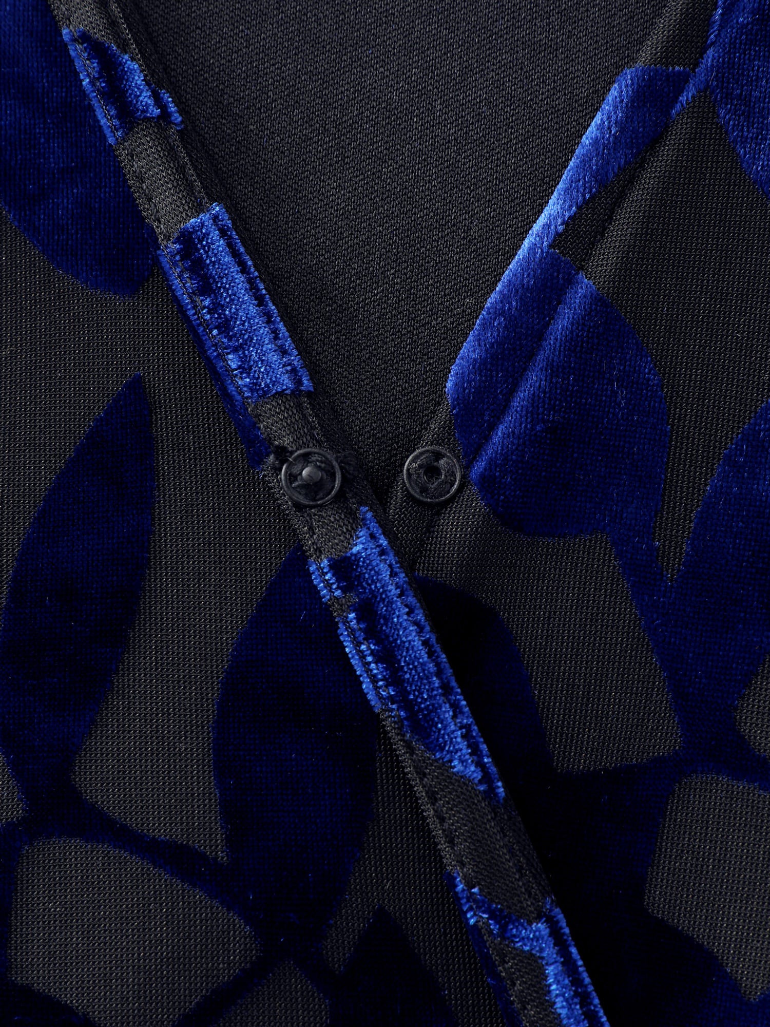 Velvet Laser Cut Faux Wrap Midi Dress-Sweetccc