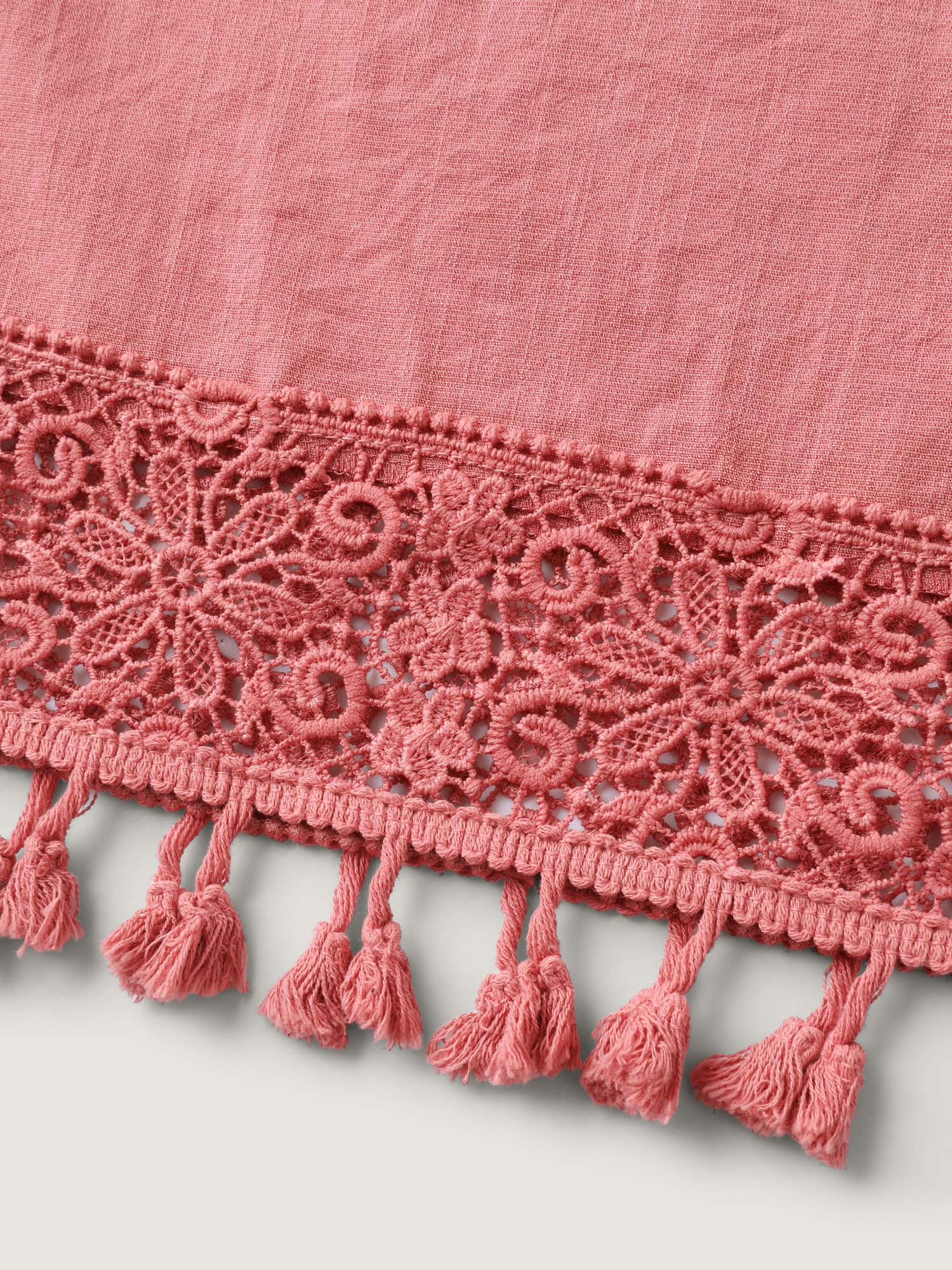 Lace Cut-Out Hem Ruffled Shorts-Sweetccc