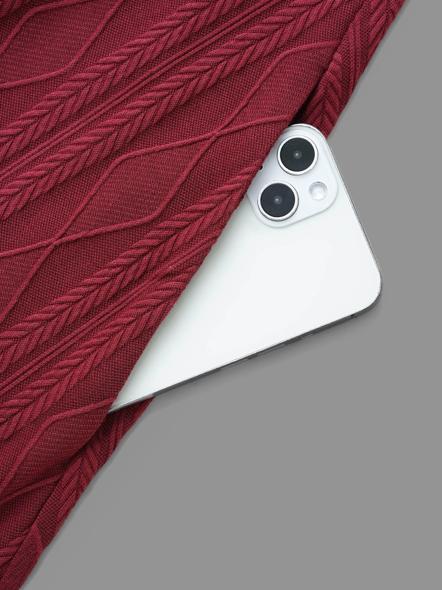 Textured Knit Fit-And-Flare Midi Dress-Sweetccc