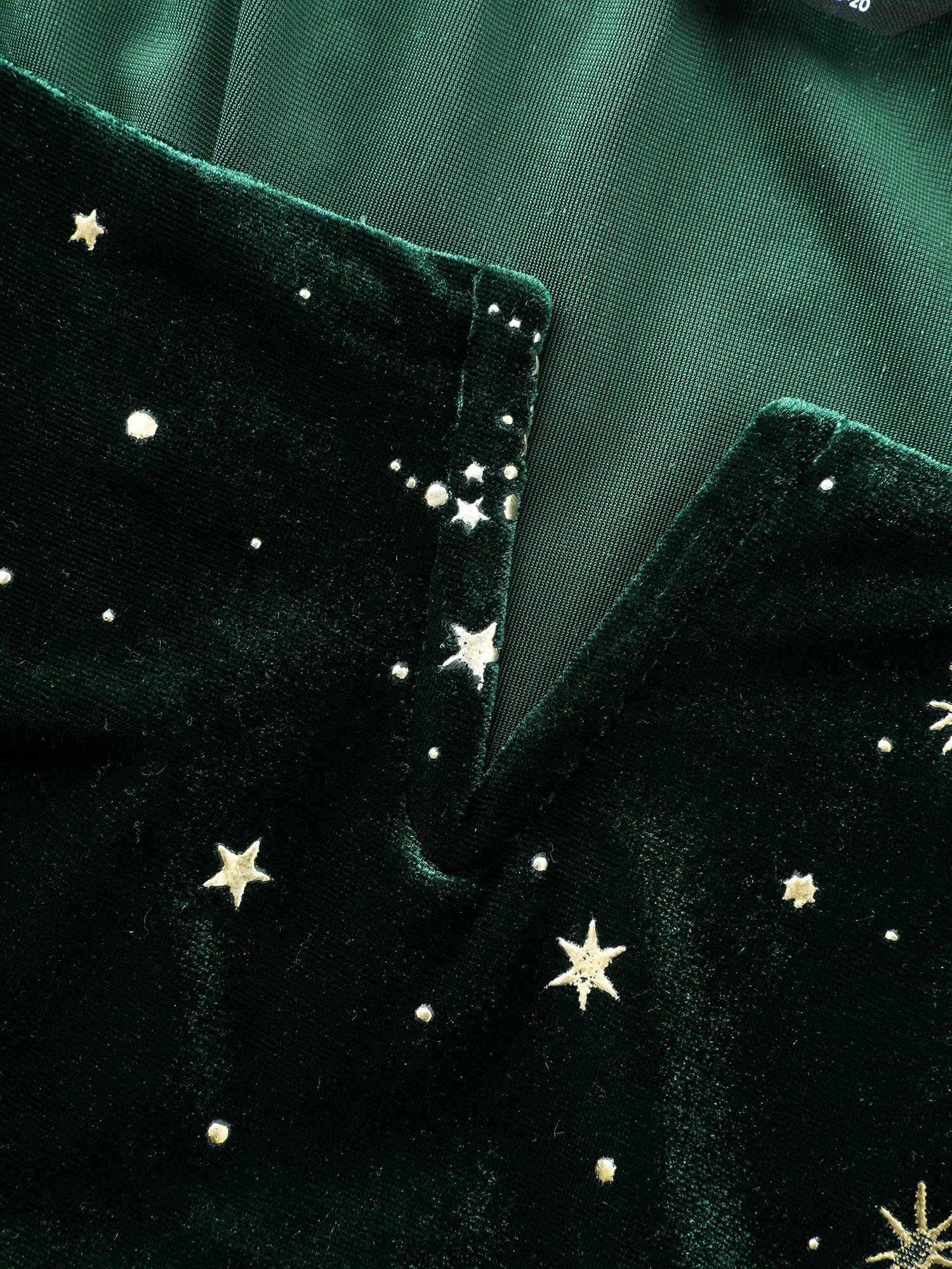 Velvet Stretchy Gold Stamp Jumpsuit-Sweetccc