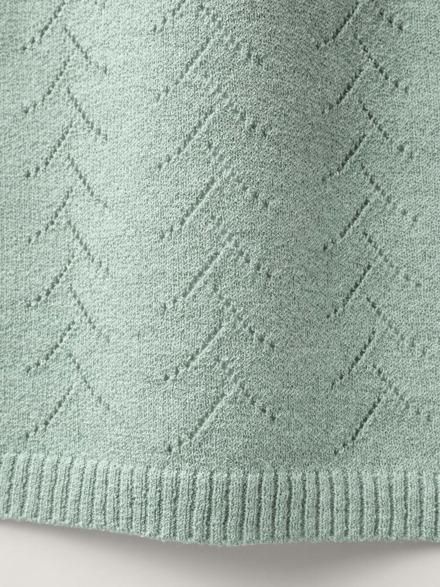 Texture V Neck Lightweight Pullover-Sweetccc