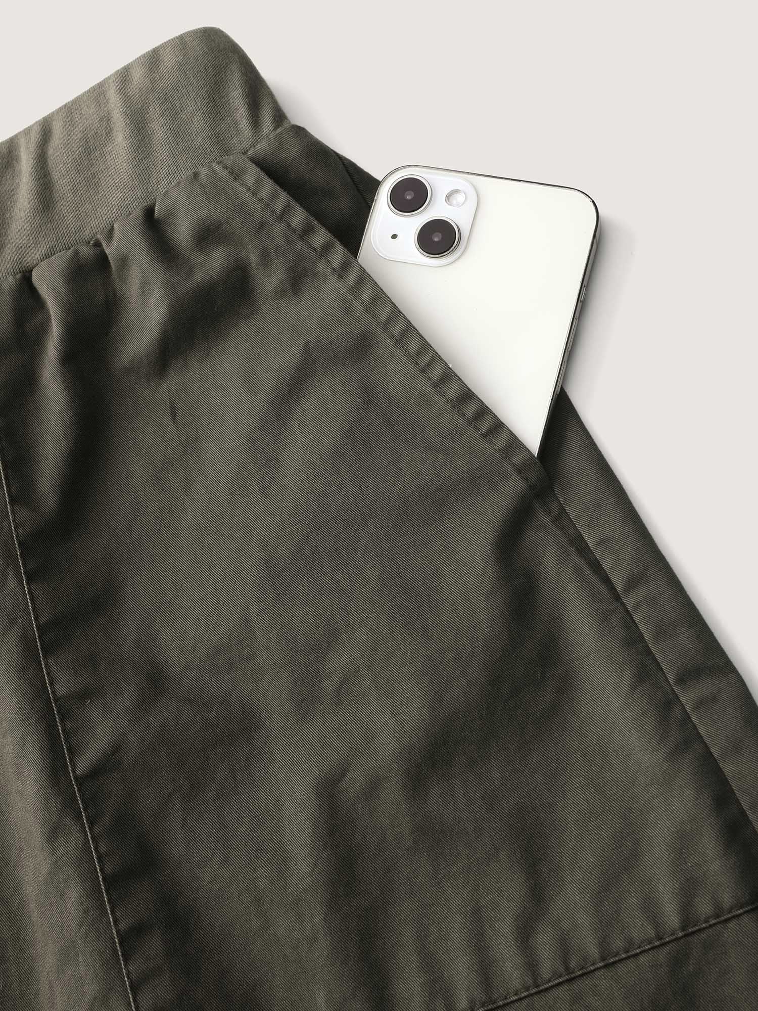 Vintage Thread Spliced Slit Midi Skirt-Sweetccc