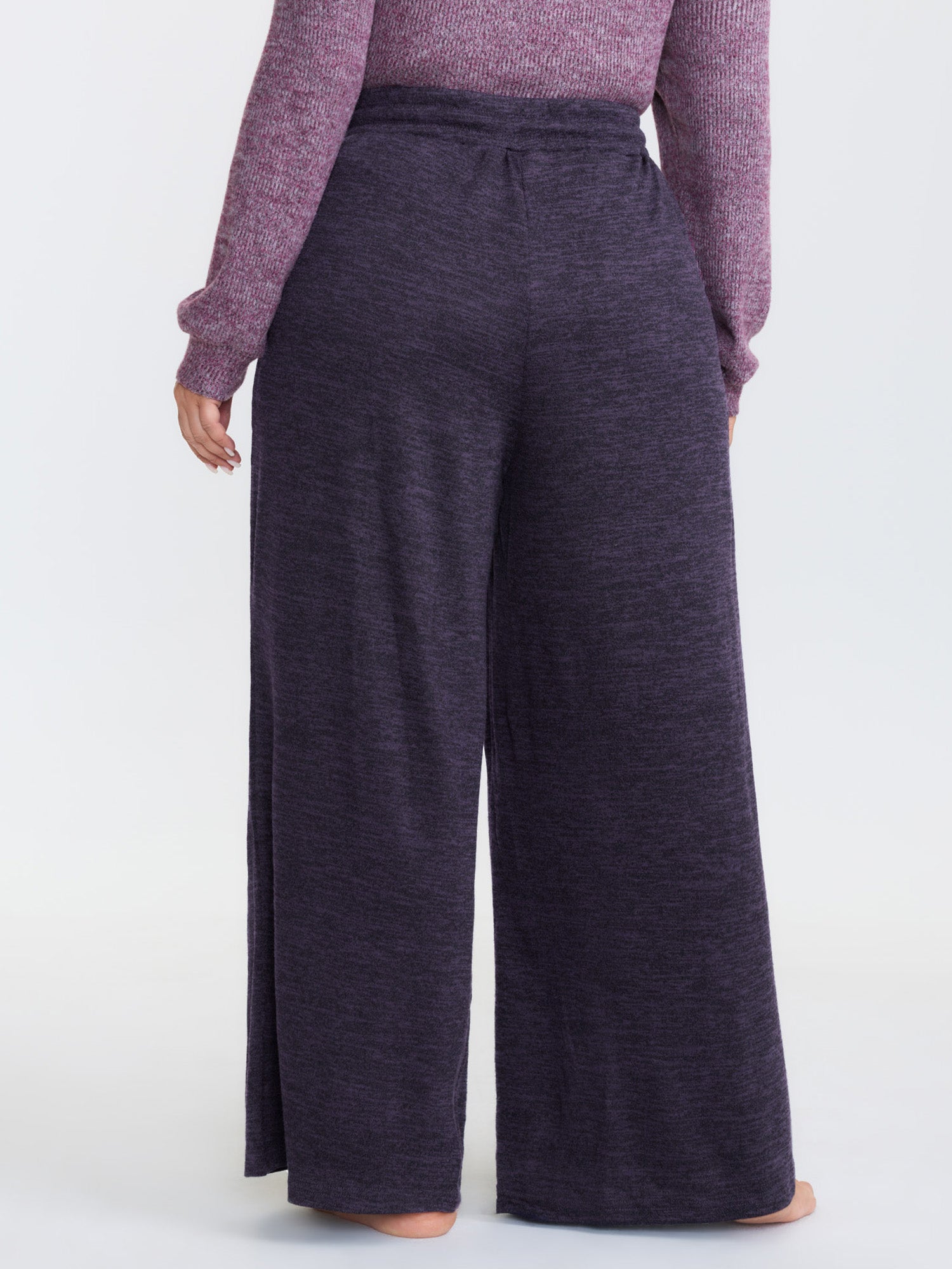 Heather Drawstring Loose Lounge Bottoms-Sweetccc