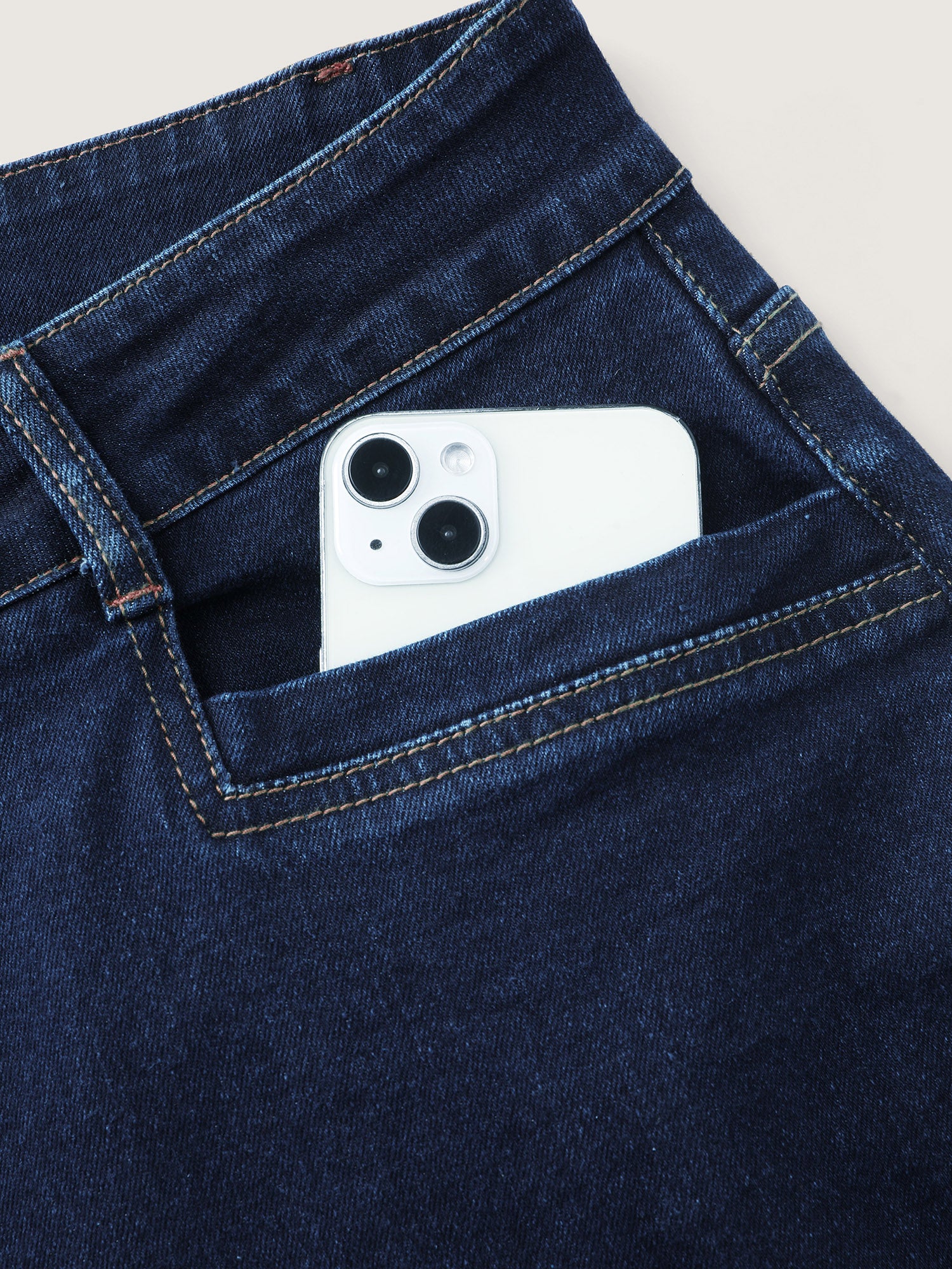 Stretchy Wide-Leg Pocket Jeans-Sweetccc