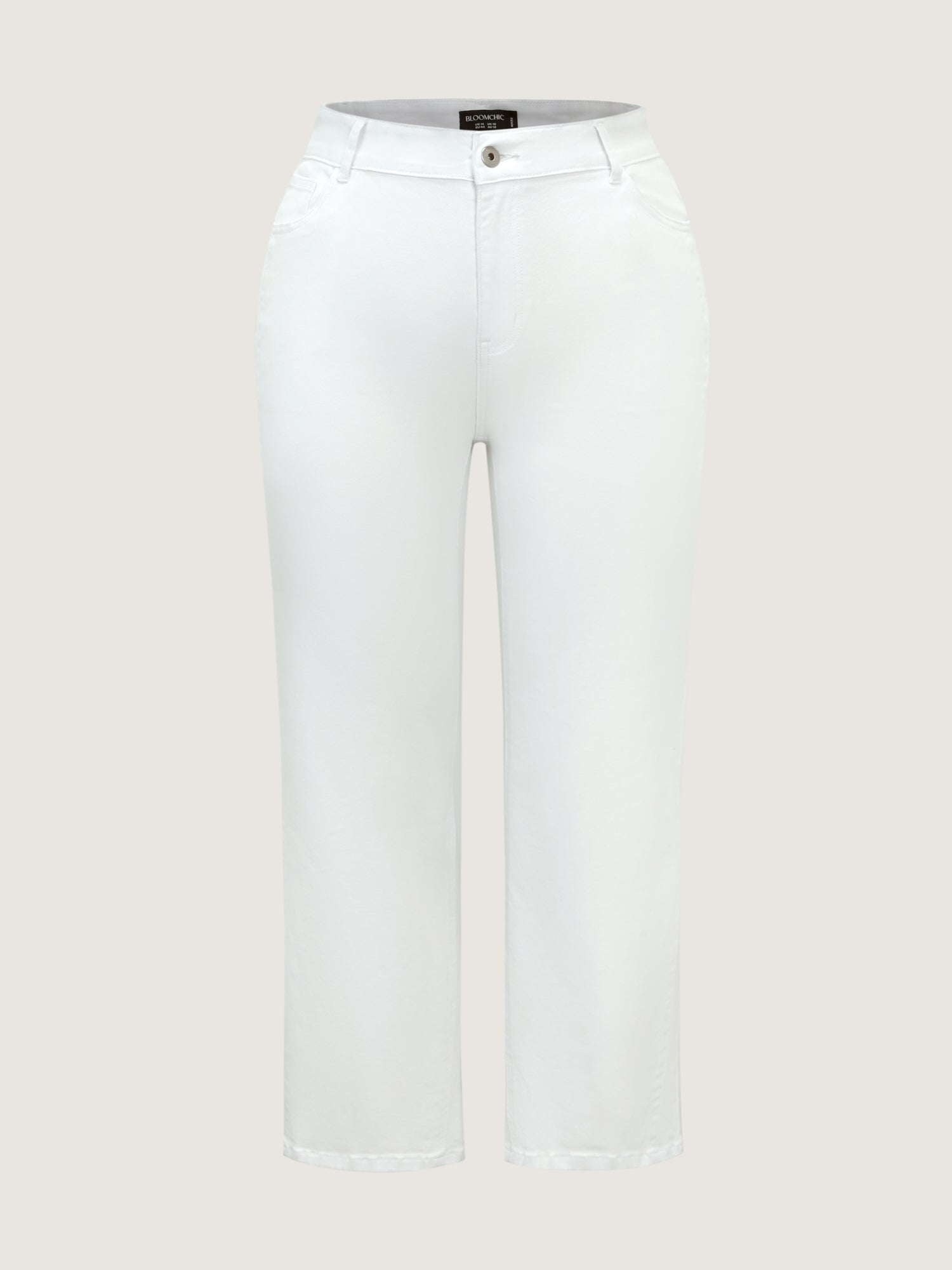Stretchy Straight-Leg Jeans-Sweetccc