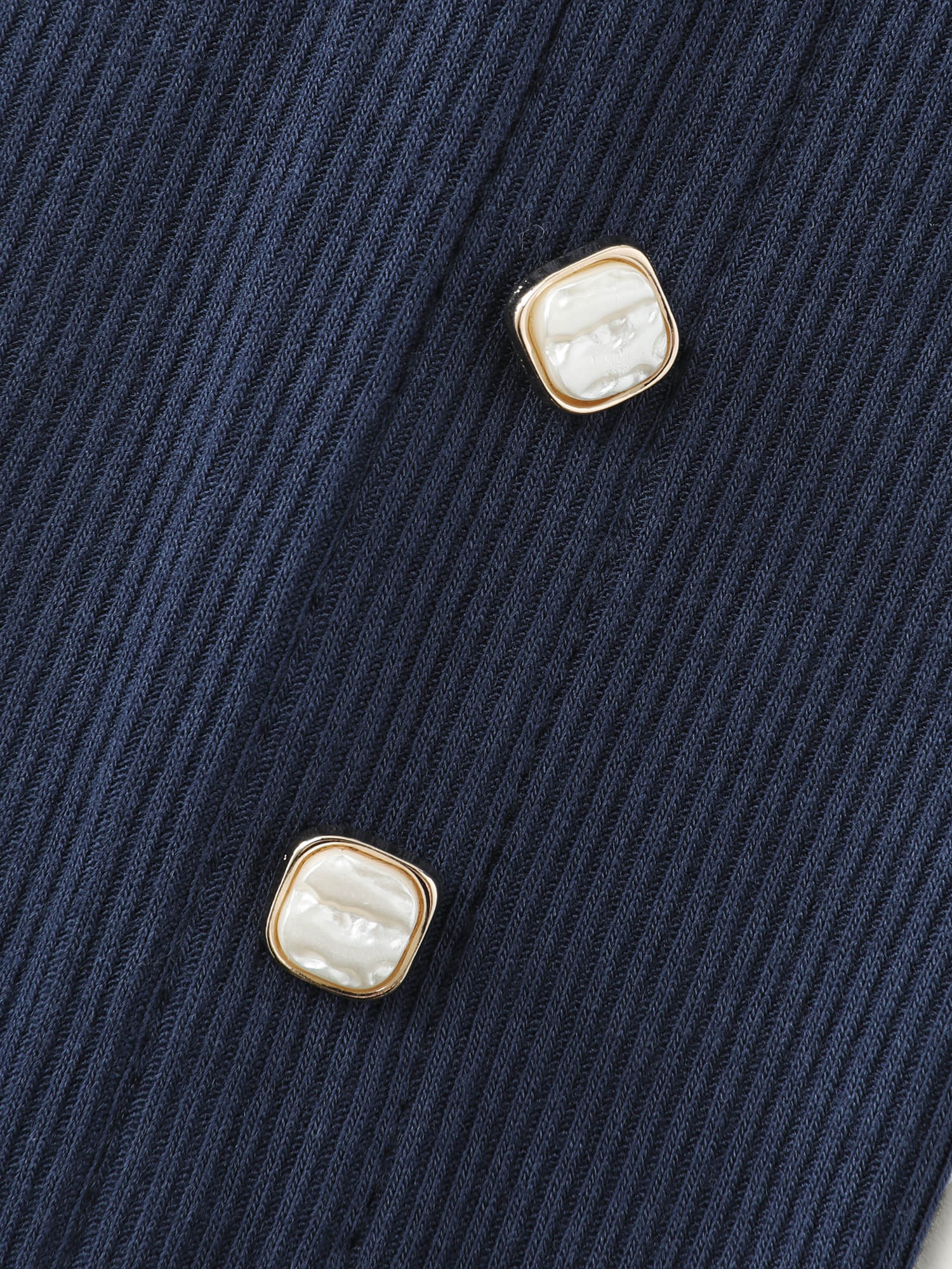 Mock Neck Waist-Defining Button Midi Dress-Sweetccc