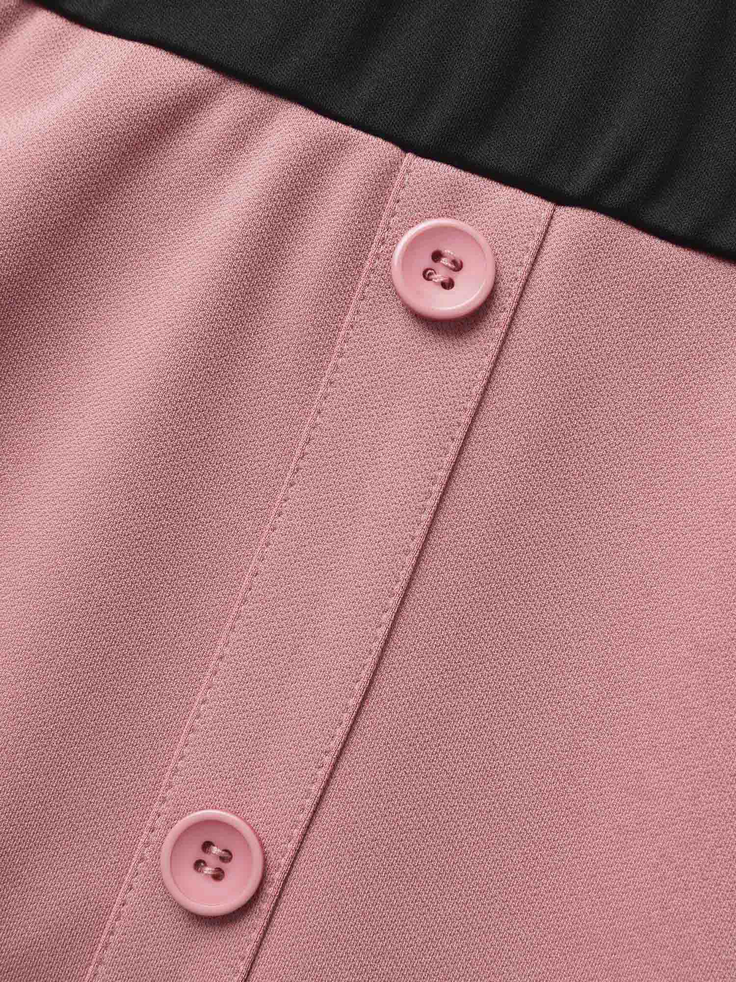 Supersoft Essentials Two Tone Pocket Patchwork Belted Dress-Sweetccc