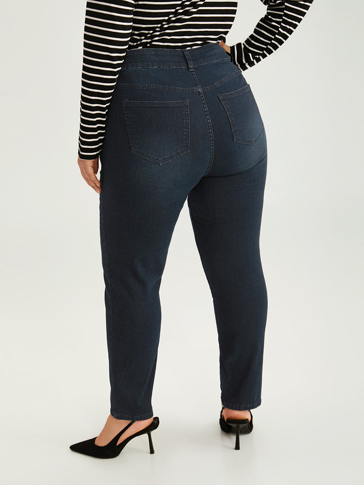 Mom Jeans High Rise Skinny Jeans-Sweetccc