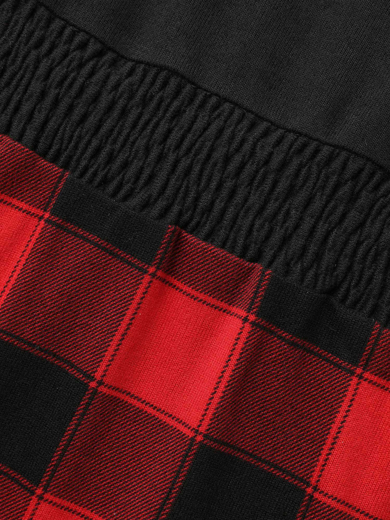 Vest Design Fit-and-Flare Midi Dress-Sweetccc