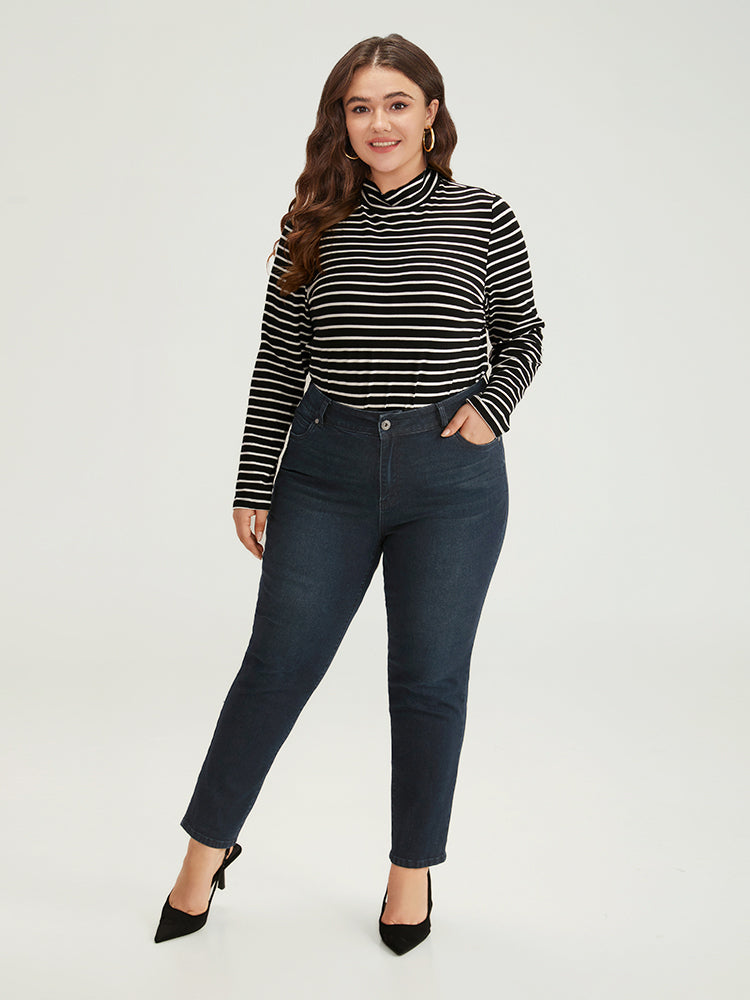 Mom Jeans High Rise Skinny Jeans-Sweetccc