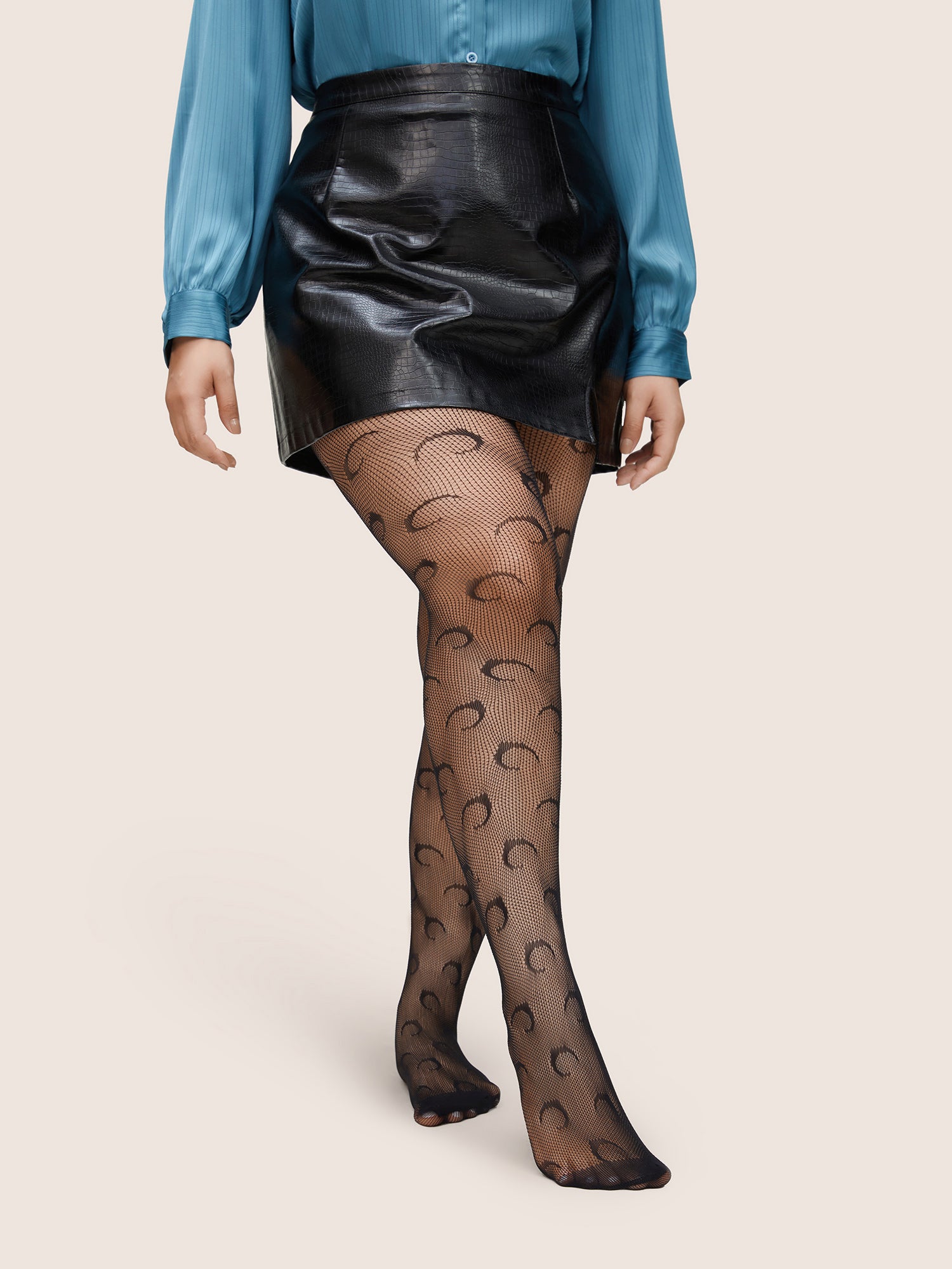 Moon Fishnets Pantyhose Tights-Sweetccc