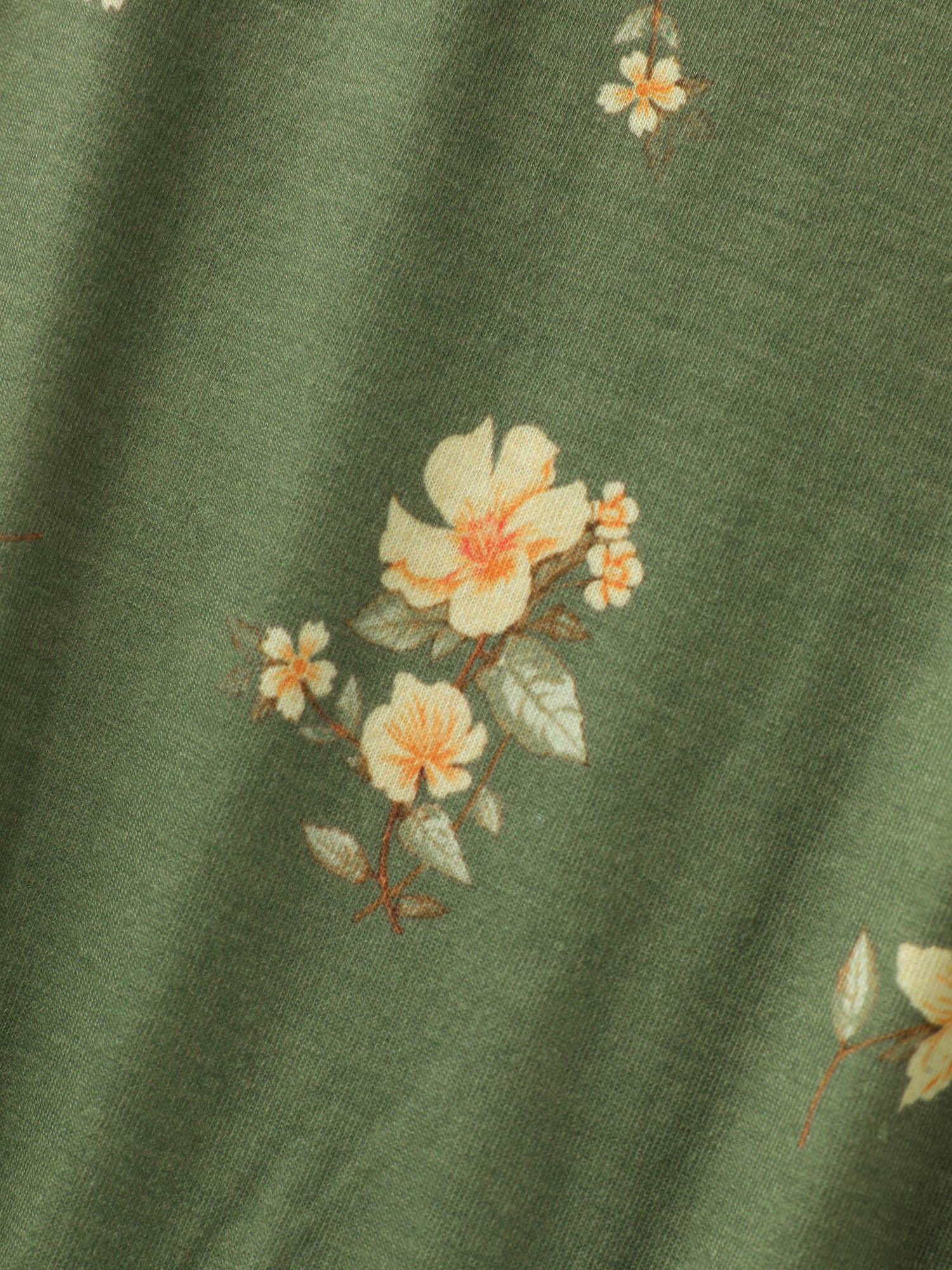 Floral Shirred Tiered Knit Top-Sweetccc