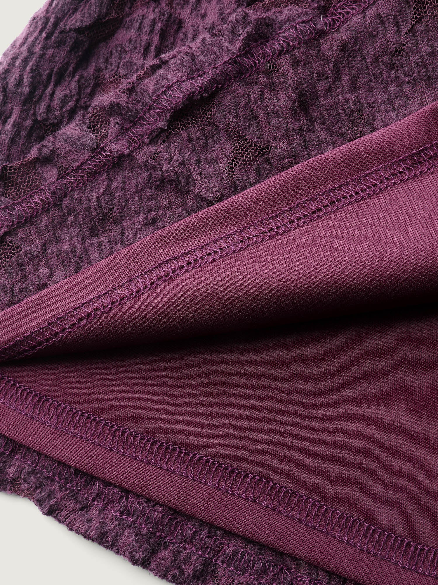 Textured Lined Fit and Flare Knit Top-Sweetccc