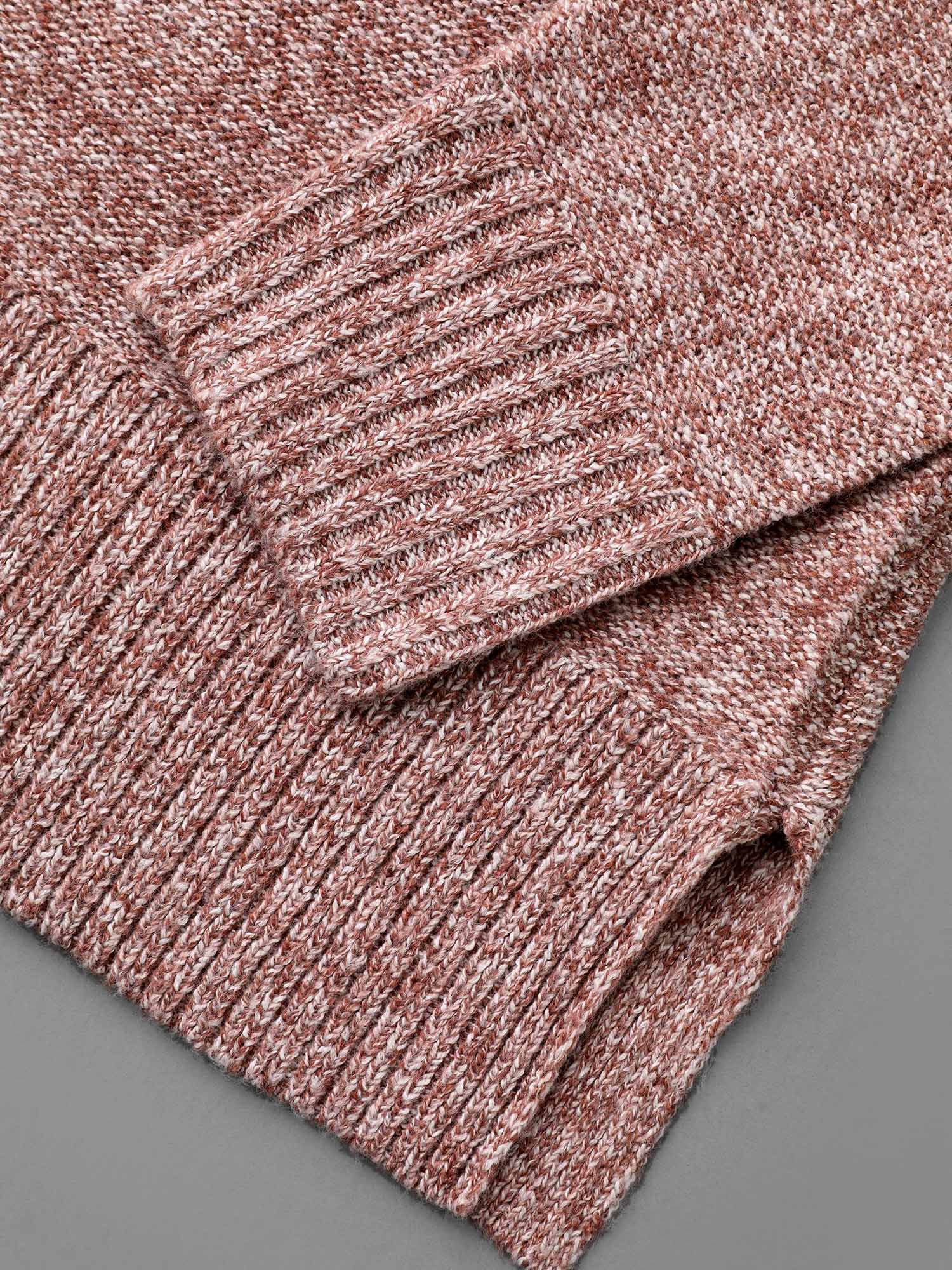 Texture Bowknot Cut Out Slit Hem Pullover-Sweetccc