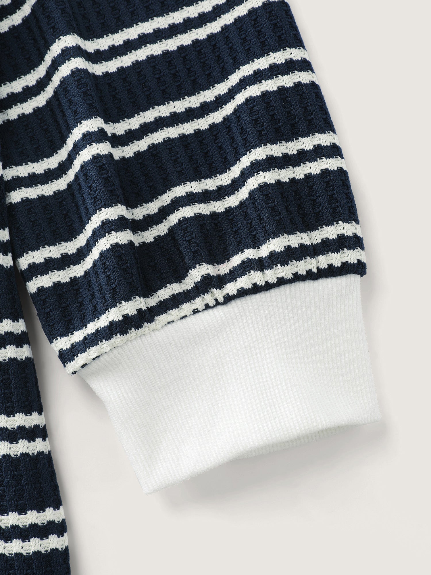 Stripe Print Layered T-Shirt-Sweetccc