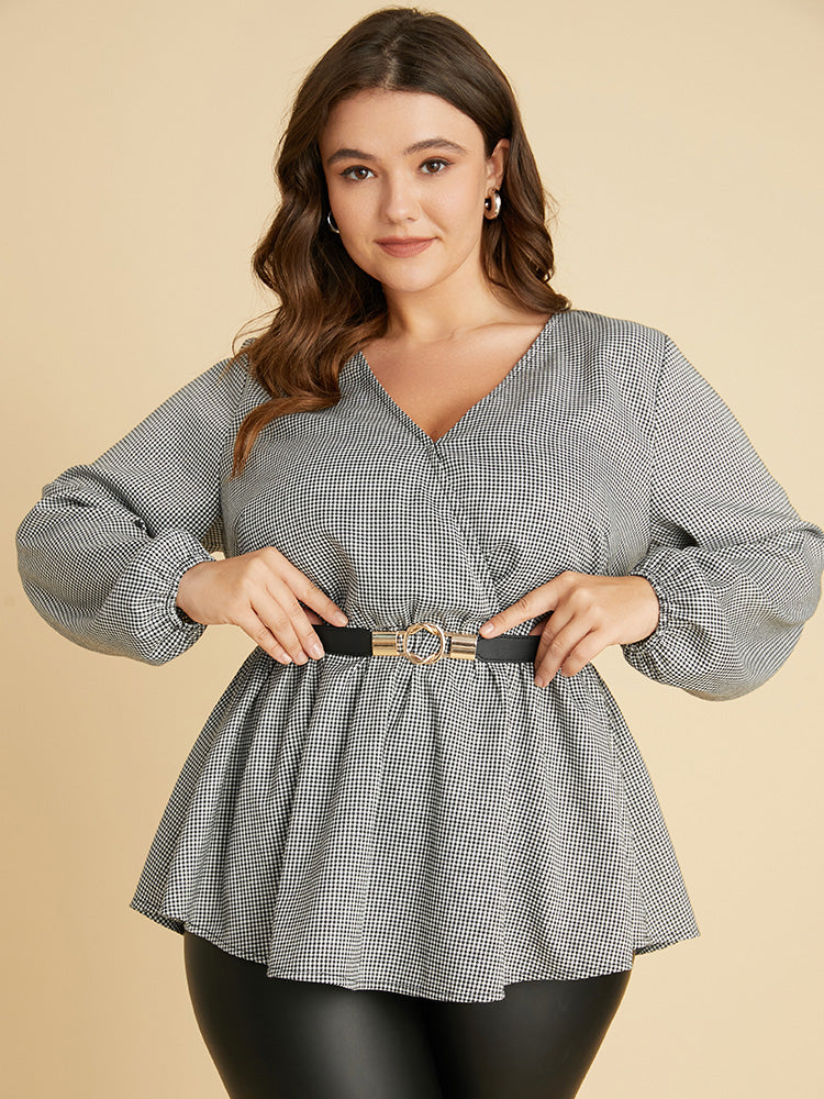 Twist Design Metal Buckle Elastic Belt-Sweetccc