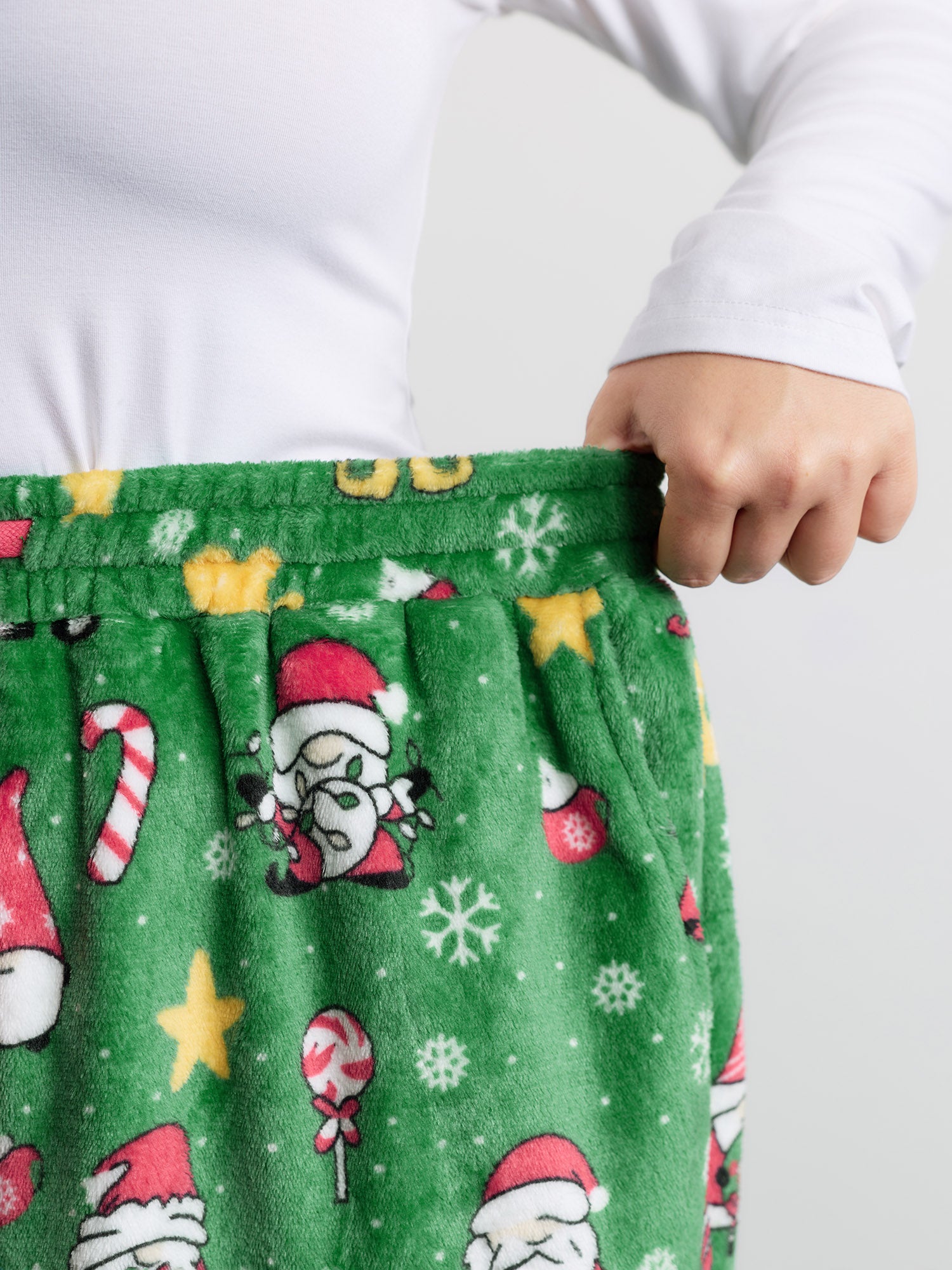Holiday Pattern Drawstring Loungewear Bottoms-Sweetccc
