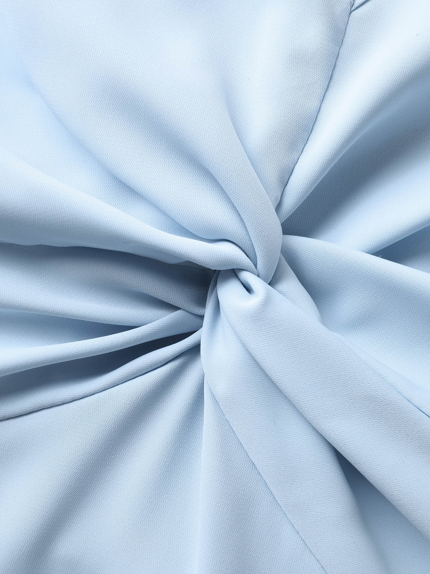 Twist Front Woven A-Line Midi Dress-Sweetccc