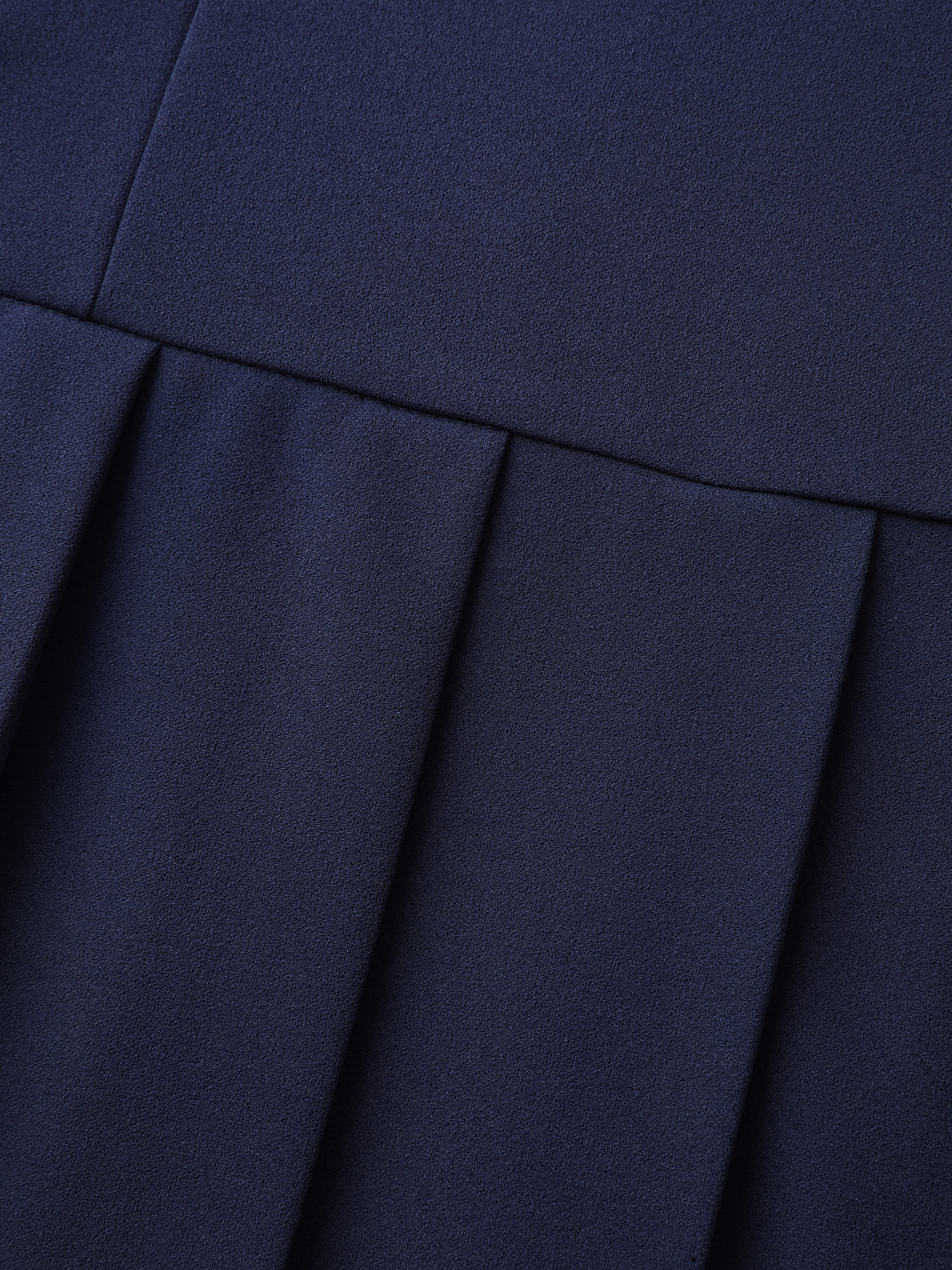 Layered Waist-Defining Pleated Knee-Length Dress-Sweetccc