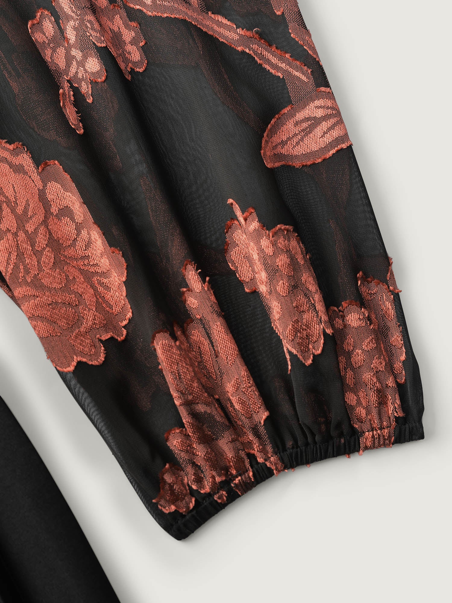 Floral Cut-Out Pleated Belted Jumpsuit-Sweetccc