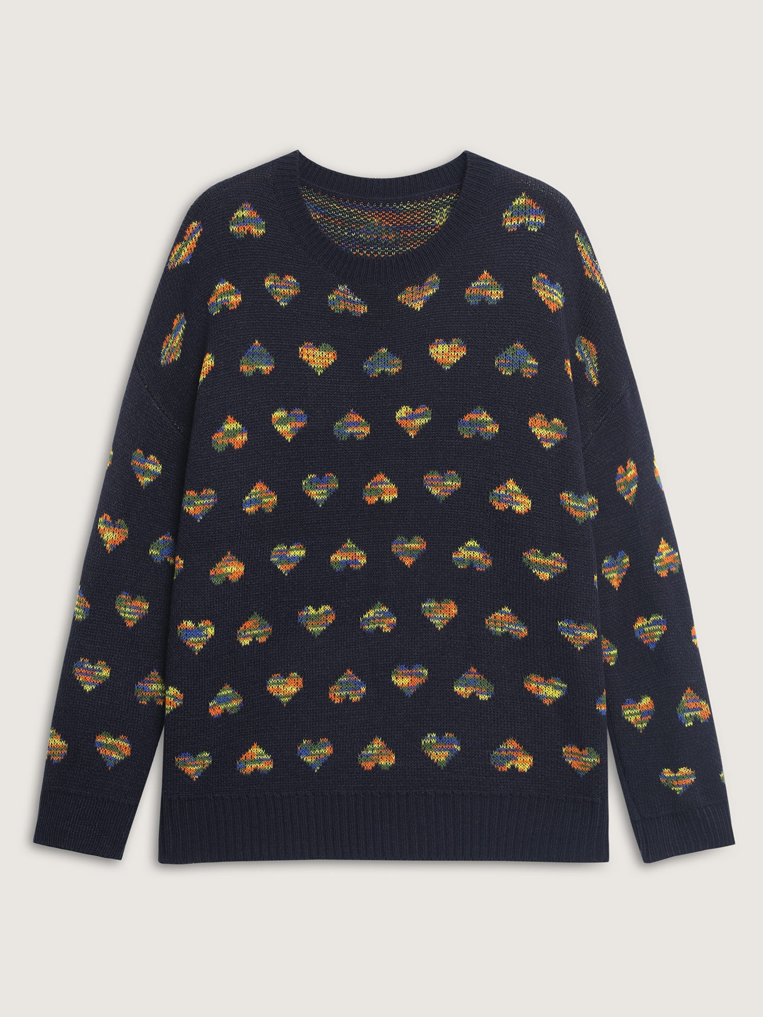 Happy Hearts Gradual Color Change Pullover-Sweetccc