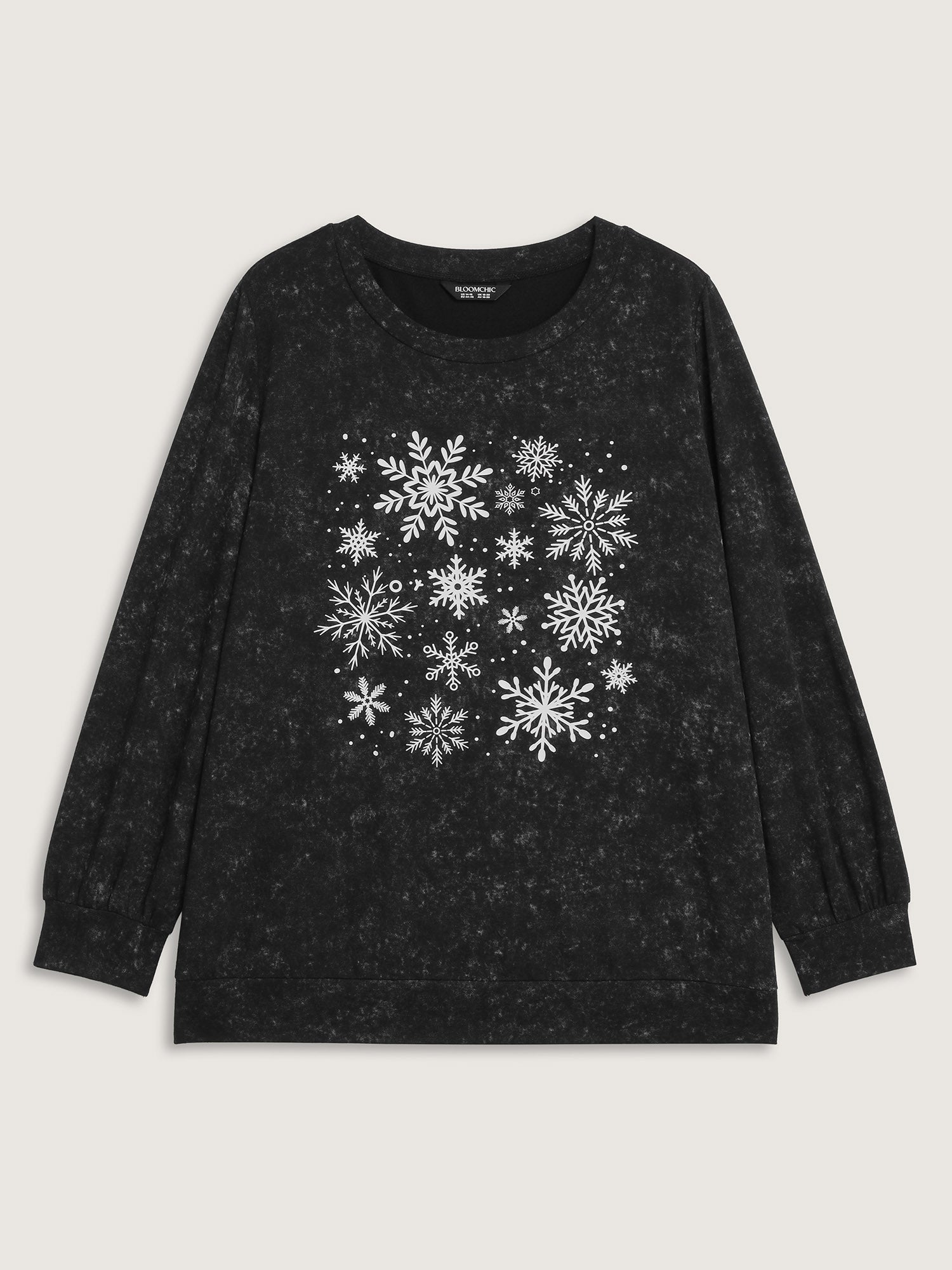 Holiday Cozy Print Sweatshirt-Sweetccc