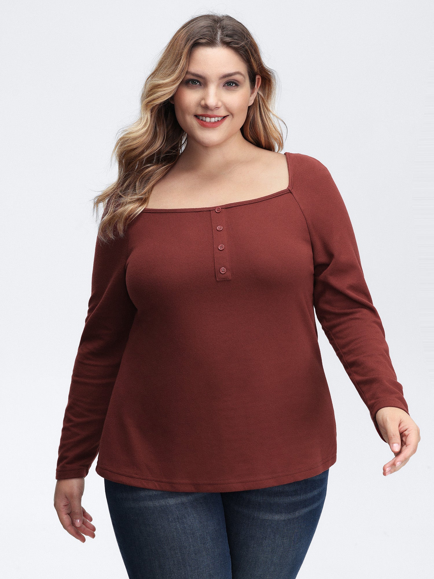 Stretchy Velvety Feel Back Detail T-Shirt-Sweetccc